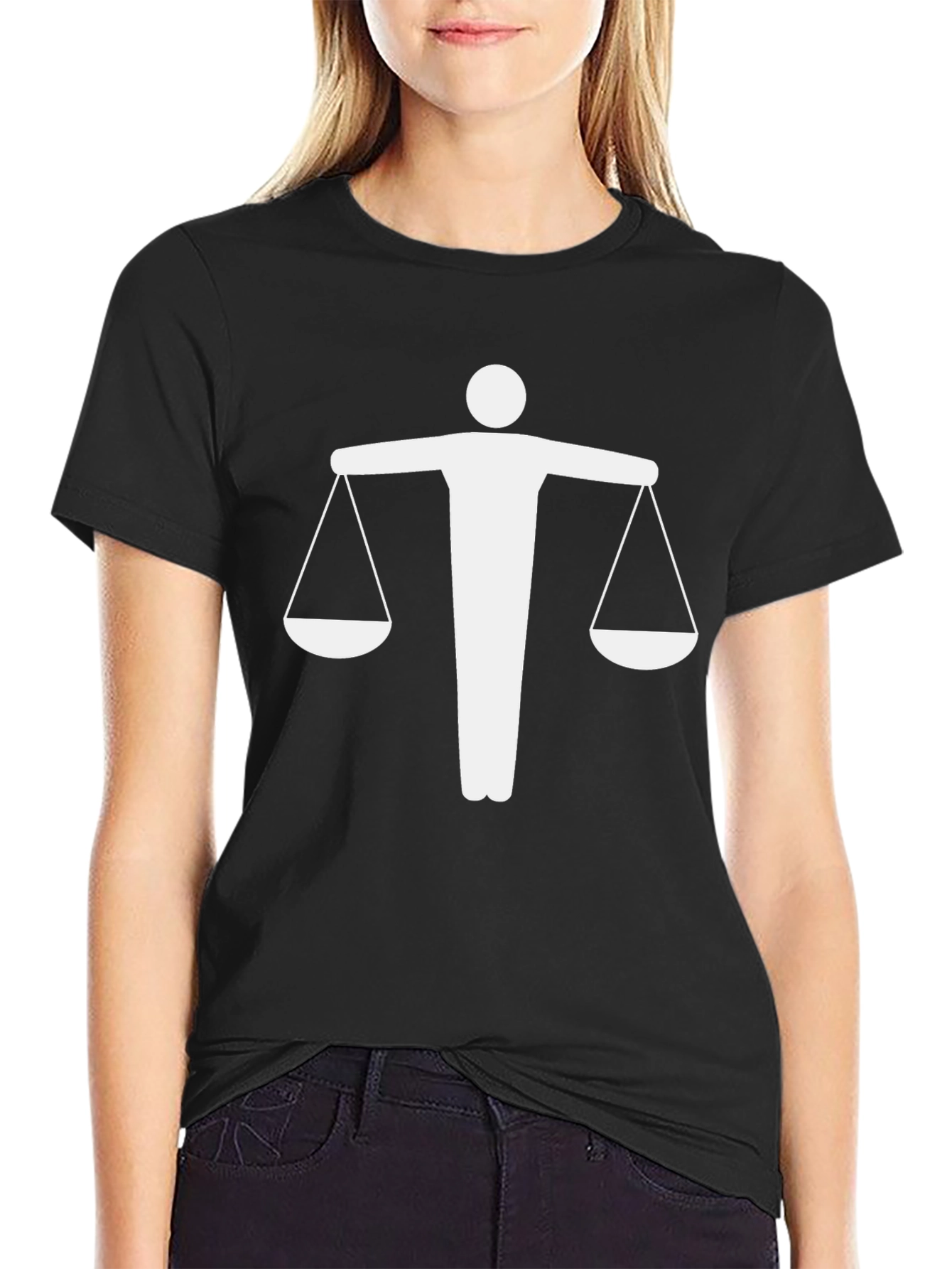 Justice T-Shirt - Scales of Justice Symbol