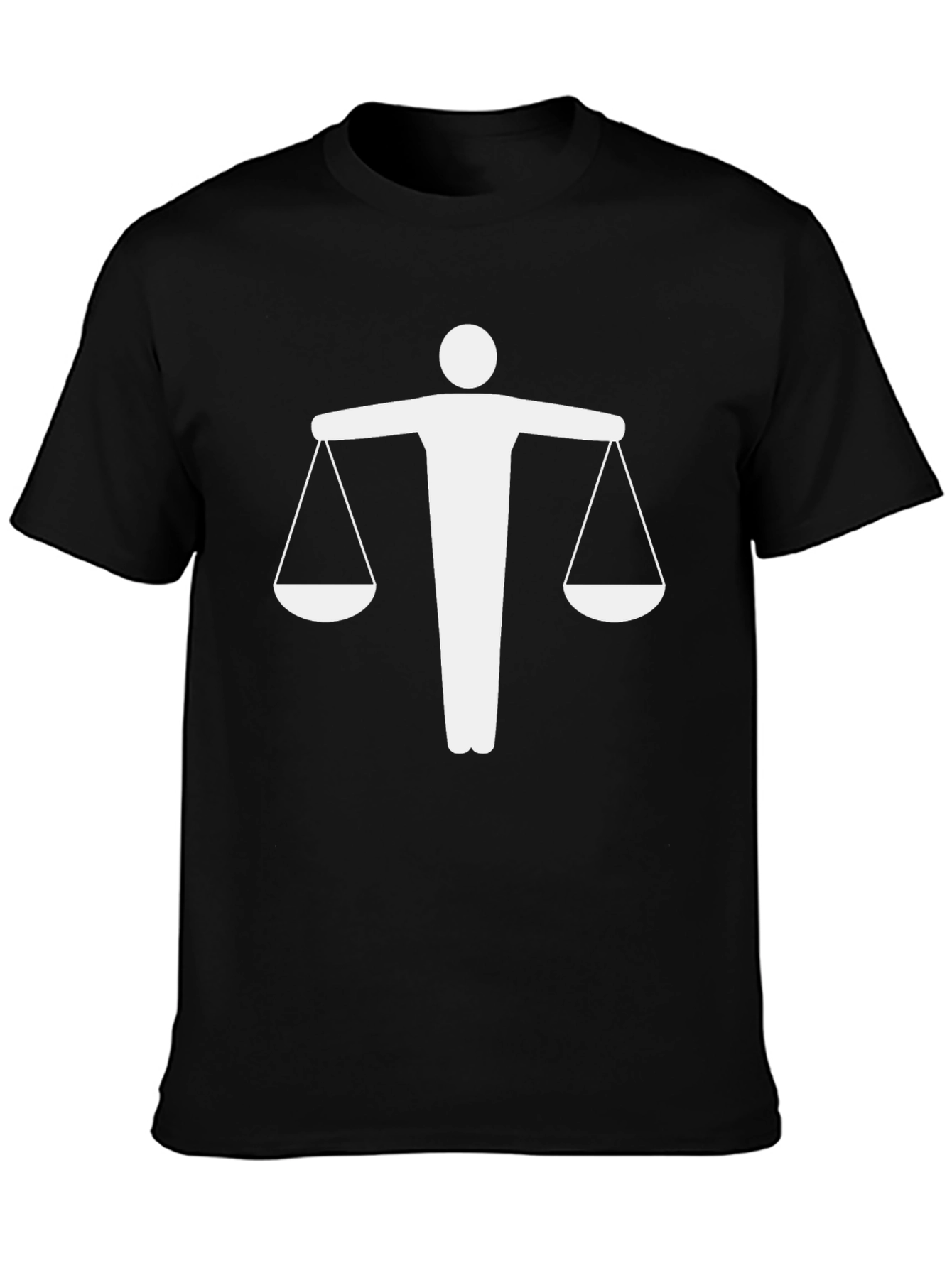 Justice T-Shirt - Scales of Justice Symbol