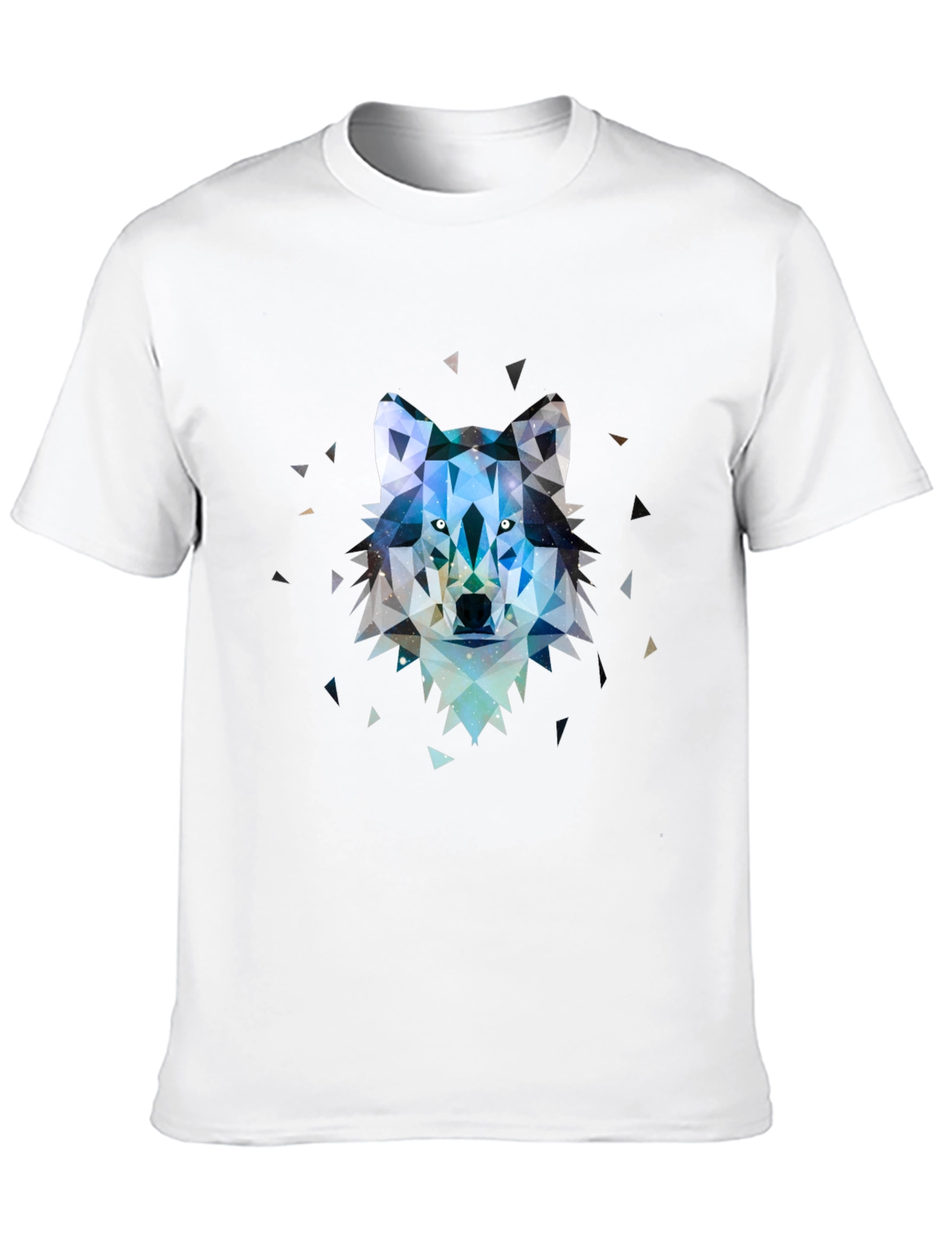 Geometric Wolf Graphic Tee