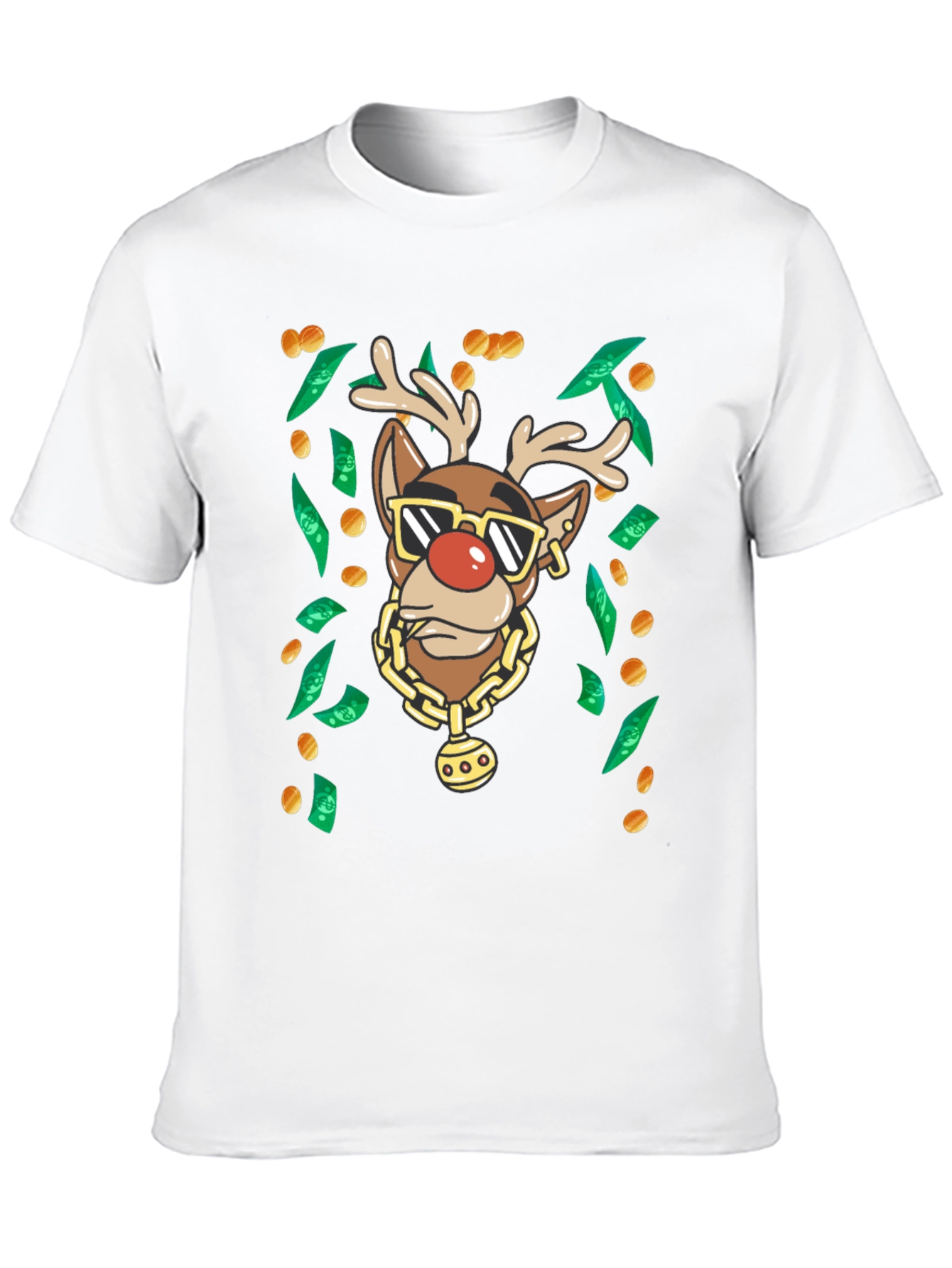 Gangster Rudolph Christmas T-Shirt