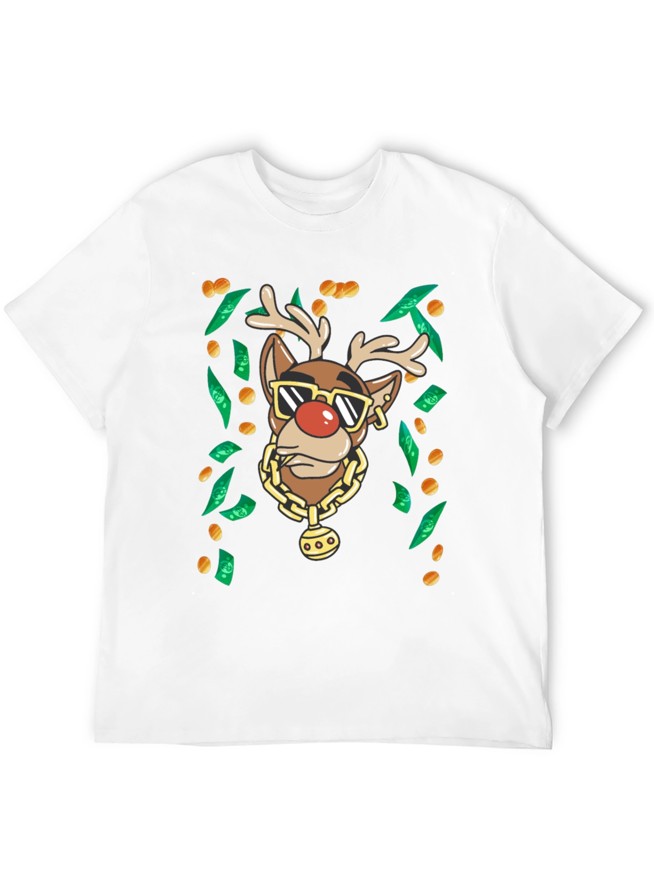 Gangster Rudolph Christmas T-Shirt