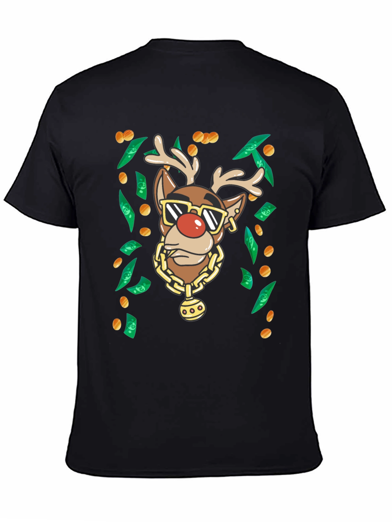 Gangster Rudolph Christmas T-Shirt