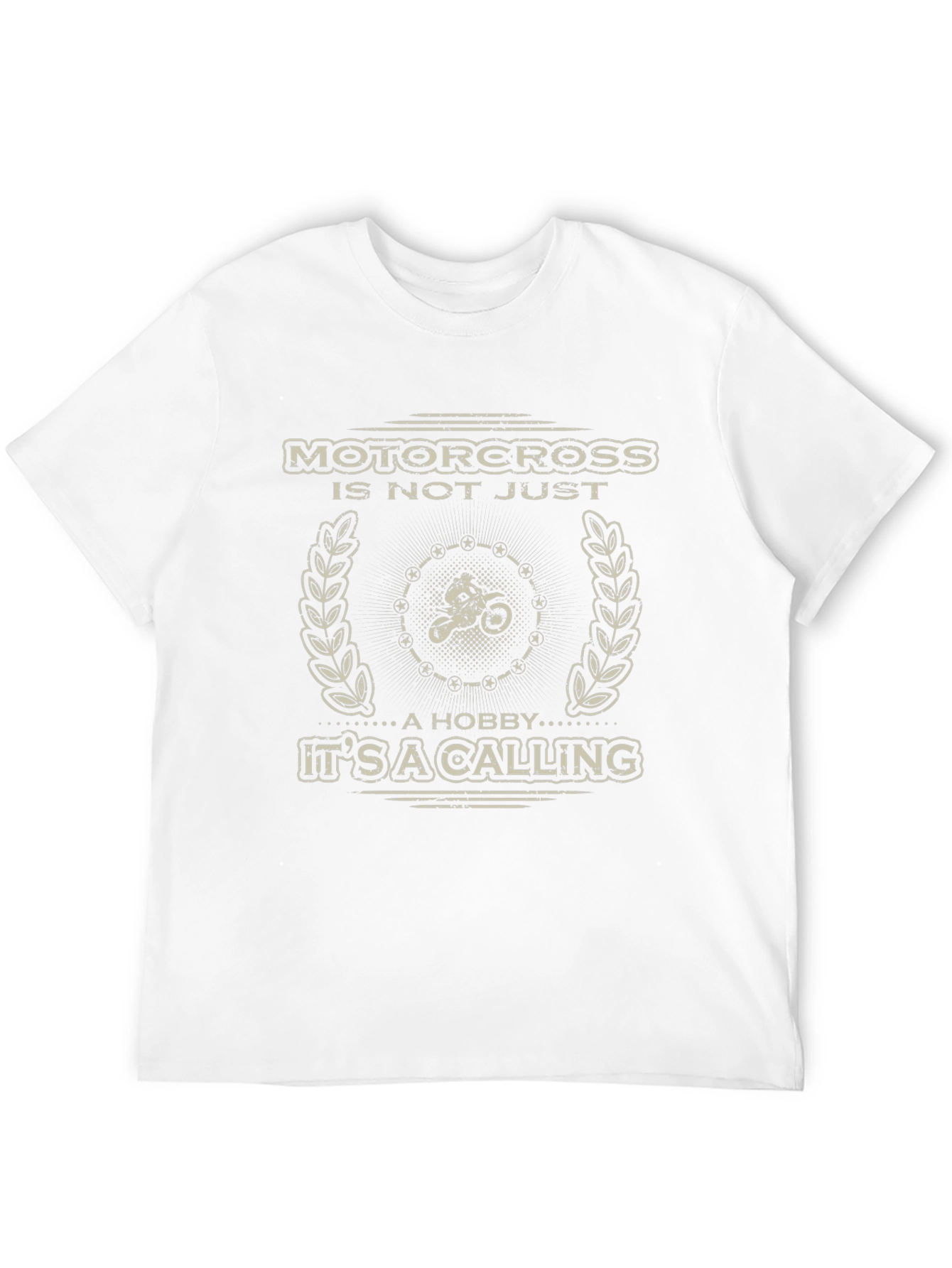Motocross Calling Black Graphic T-Shirt