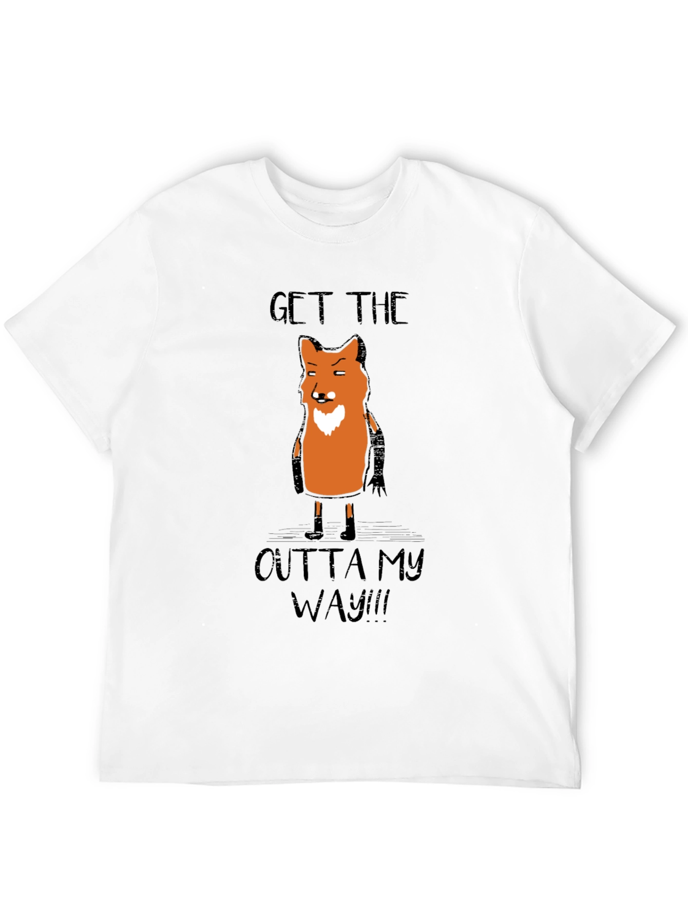 Get the Outta My Way Funny Fox Graphic Tee