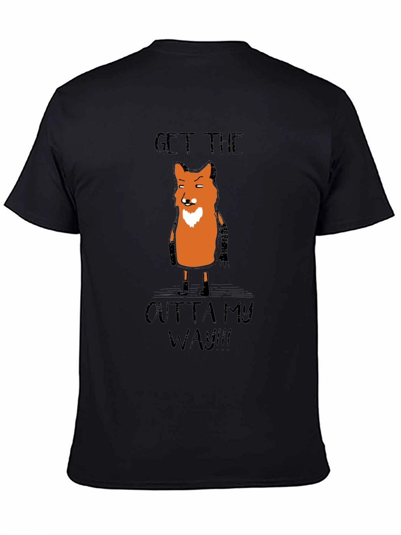 Get the Outta My Way Funny Fox Graphic Tee