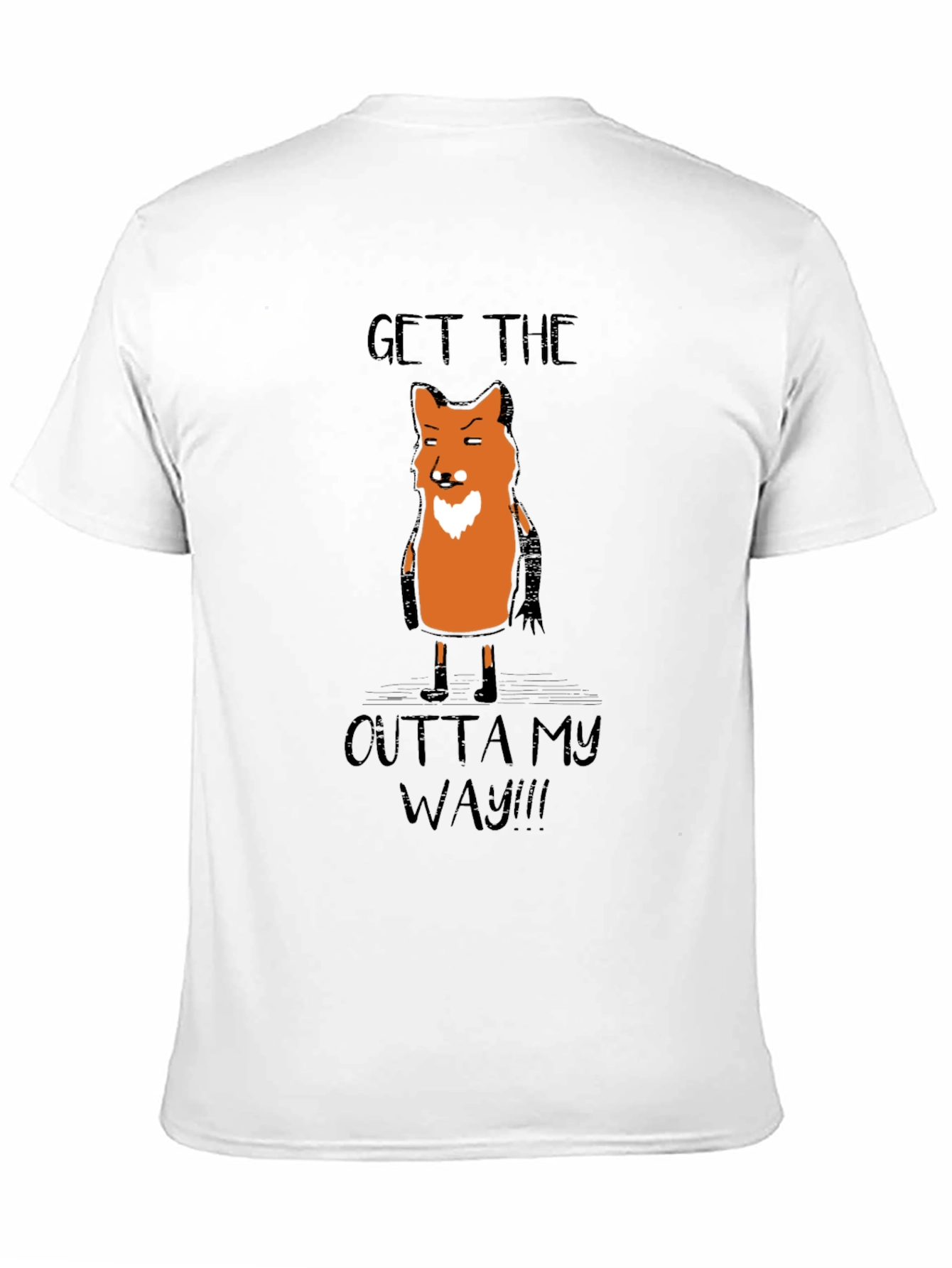 Get the Outta My Way Funny Fox Graphic Tee