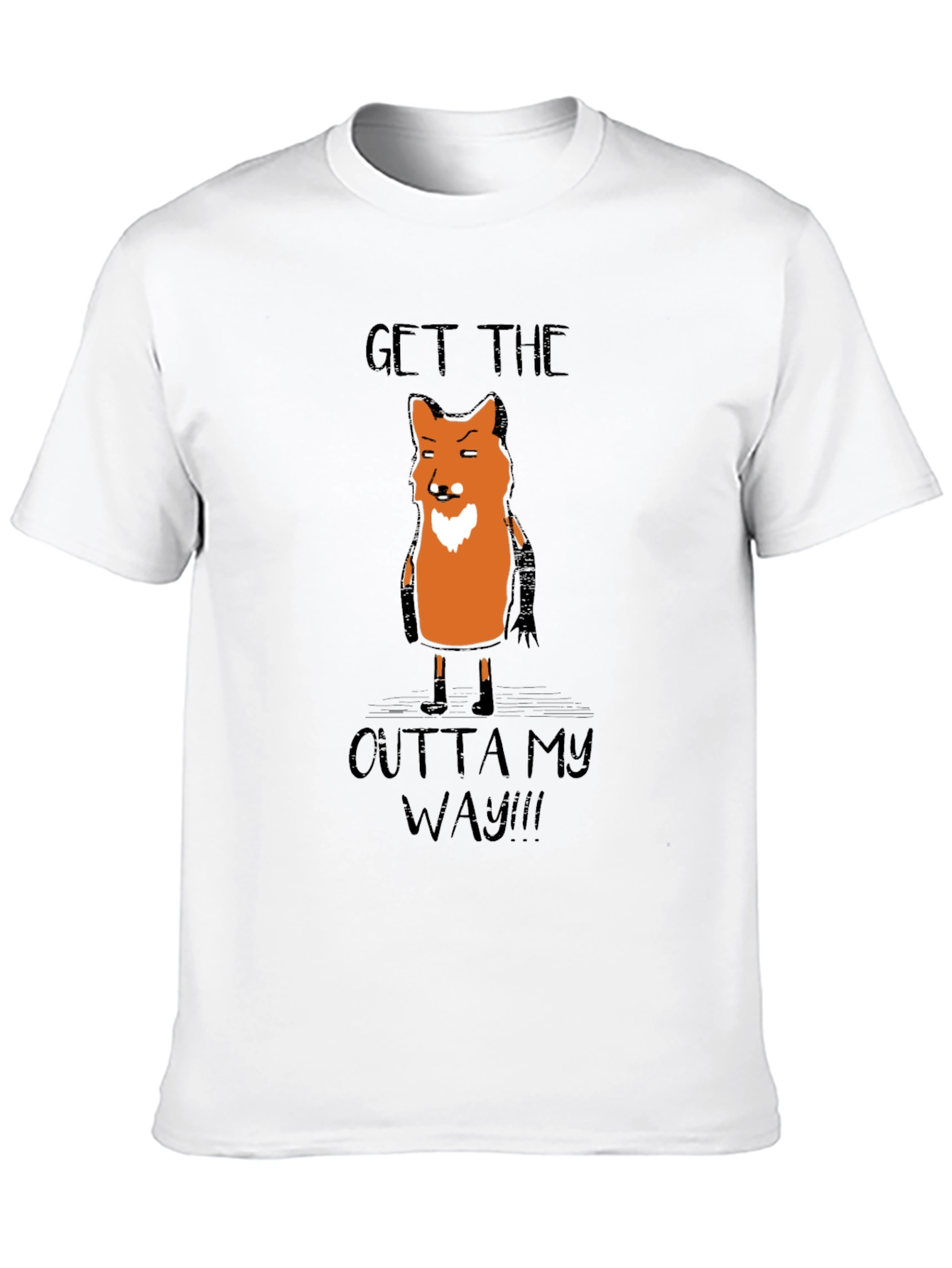 Get the Outta My Way Funny Fox Graphic Tee