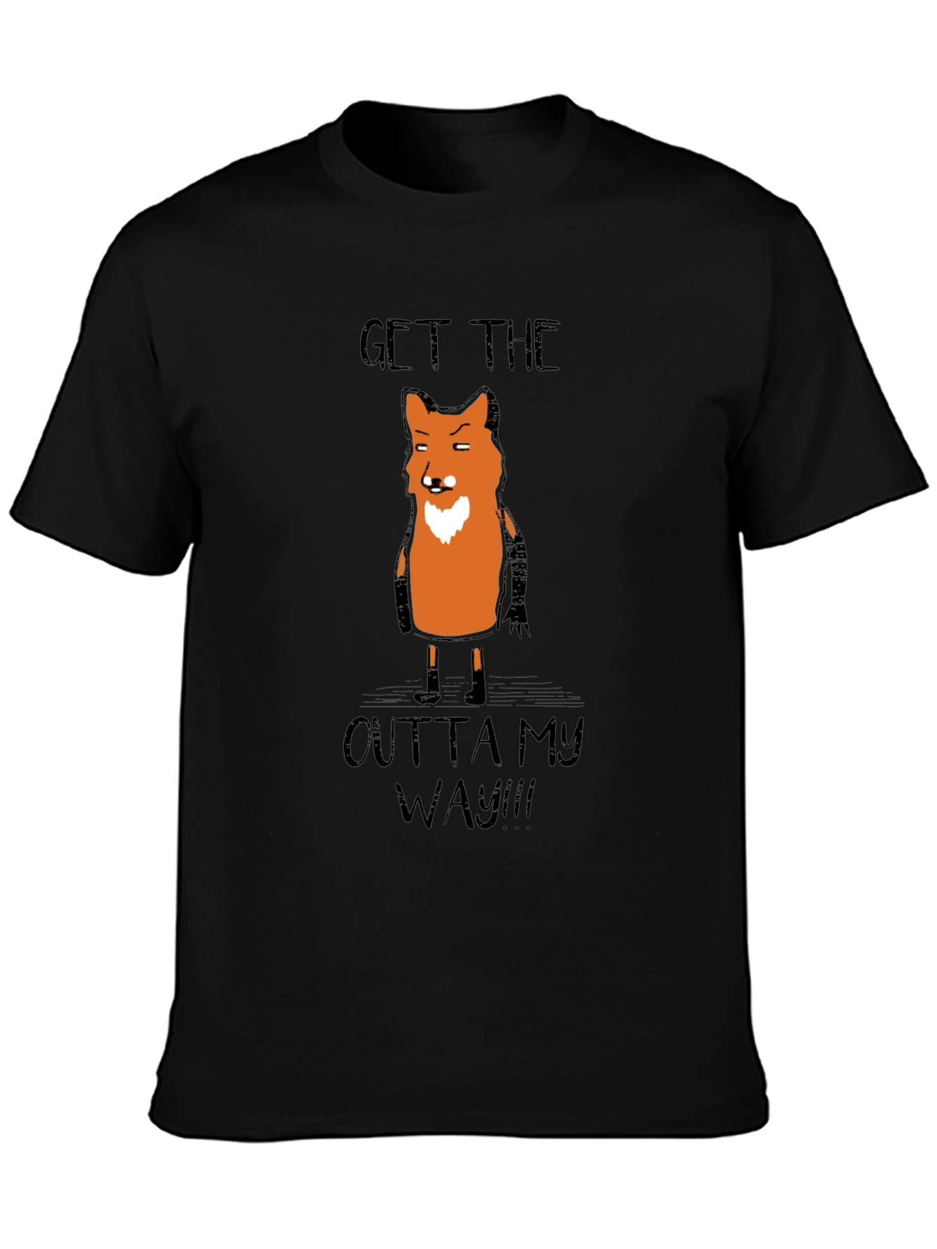 Get the Outta My Way Funny Fox Graphic Tee
