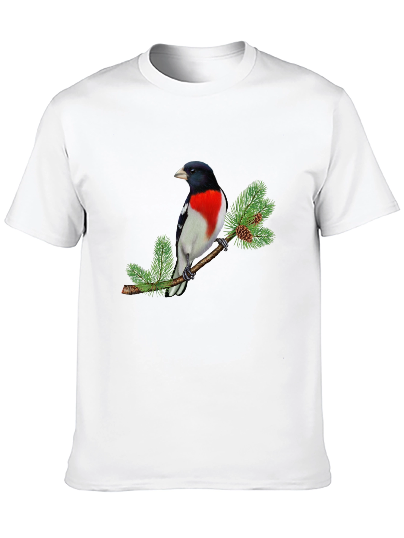 Rose-Breasted Grosbeak Bird Graphic Tee