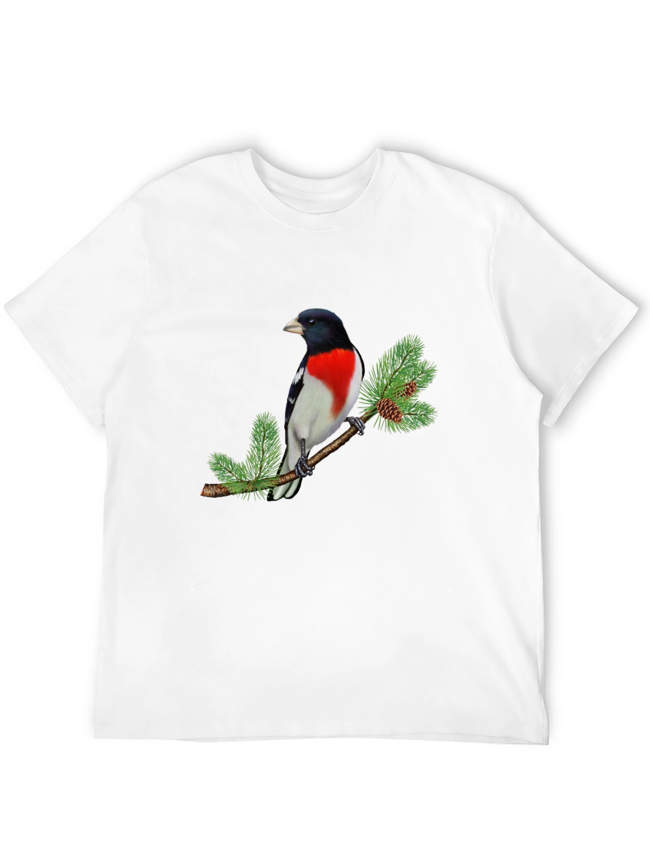 Rose-Breasted Grosbeak Bird Graphic Tee