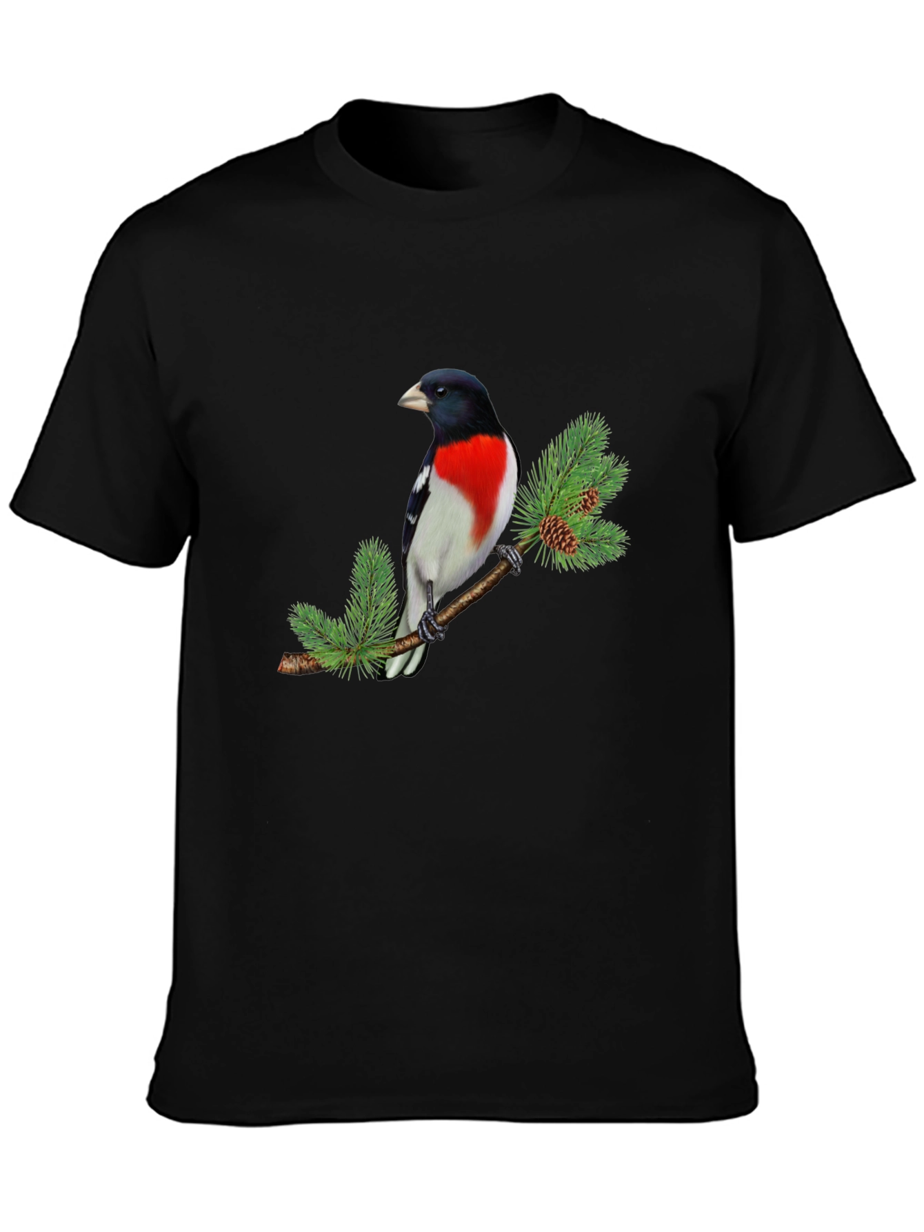 Rose-Breasted Grosbeak Bird Graphic Tee