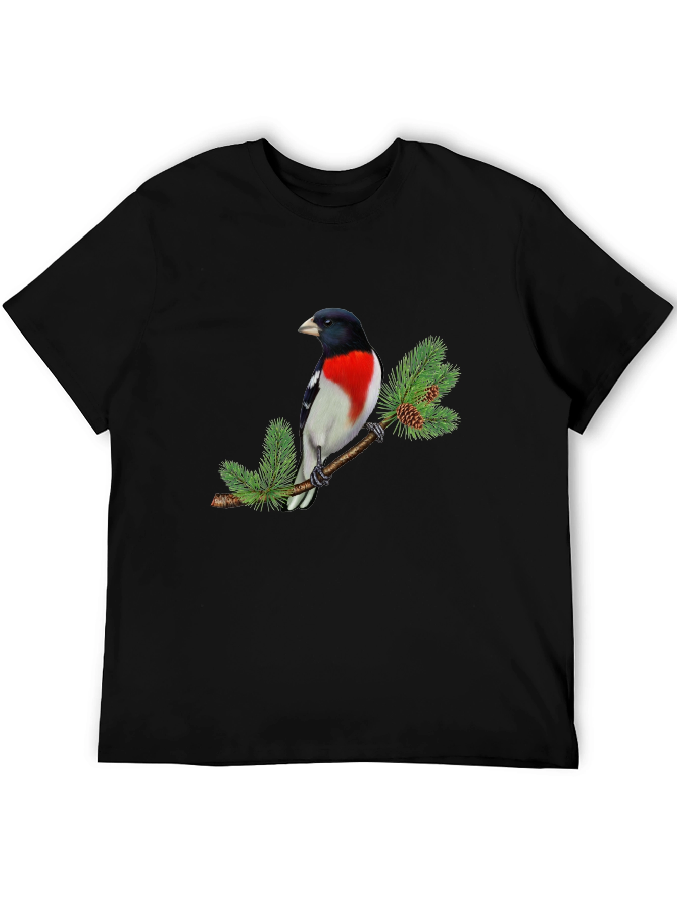 Rose-Breasted Grosbeak Bird Graphic Tee