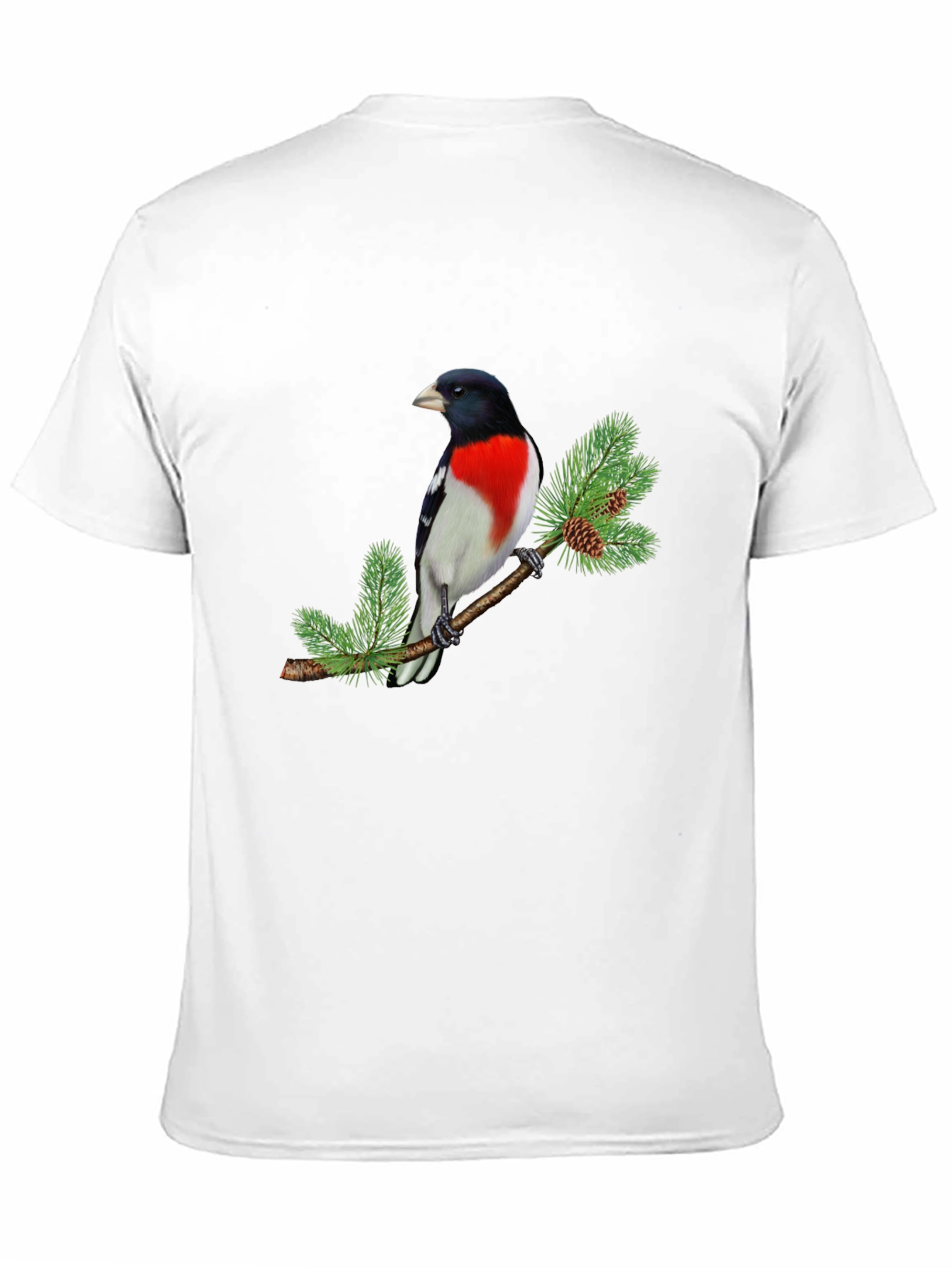 Rose-Breasted Grosbeak Bird Graphic Tee