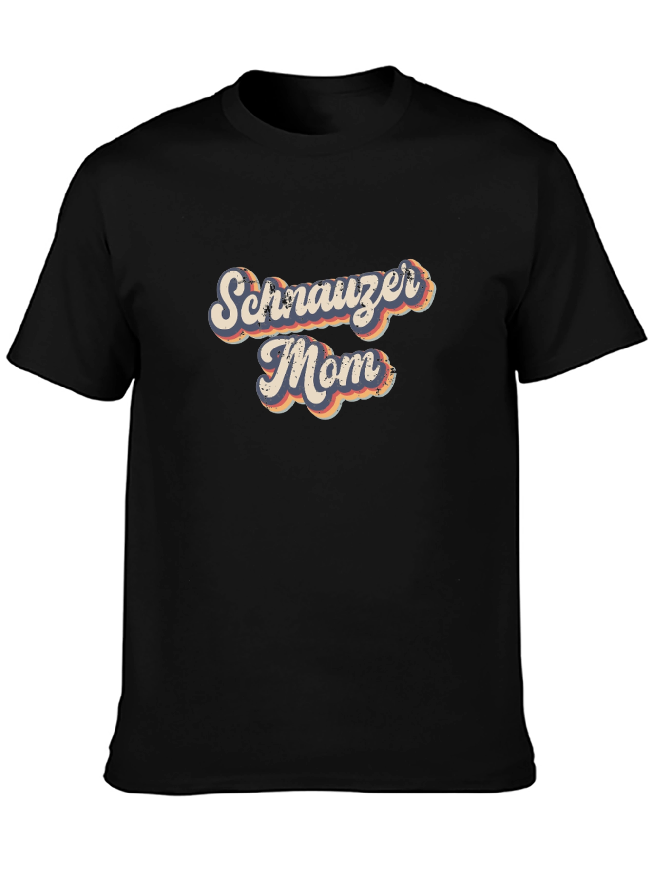 Schnauzer Mom T-Shirt – Retro Dog Lover Gift Tee