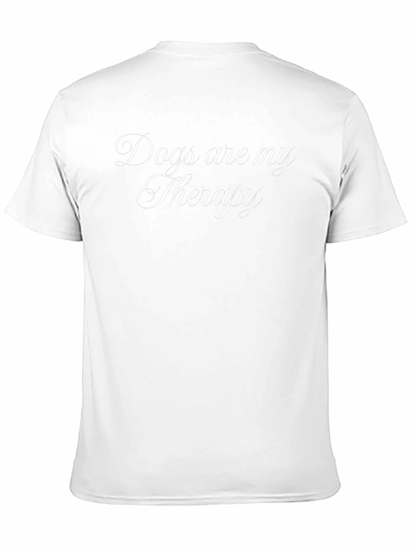 Dogs Are My Therapy T-Shirt – Funny Dog Lover Graphic Tee Gift