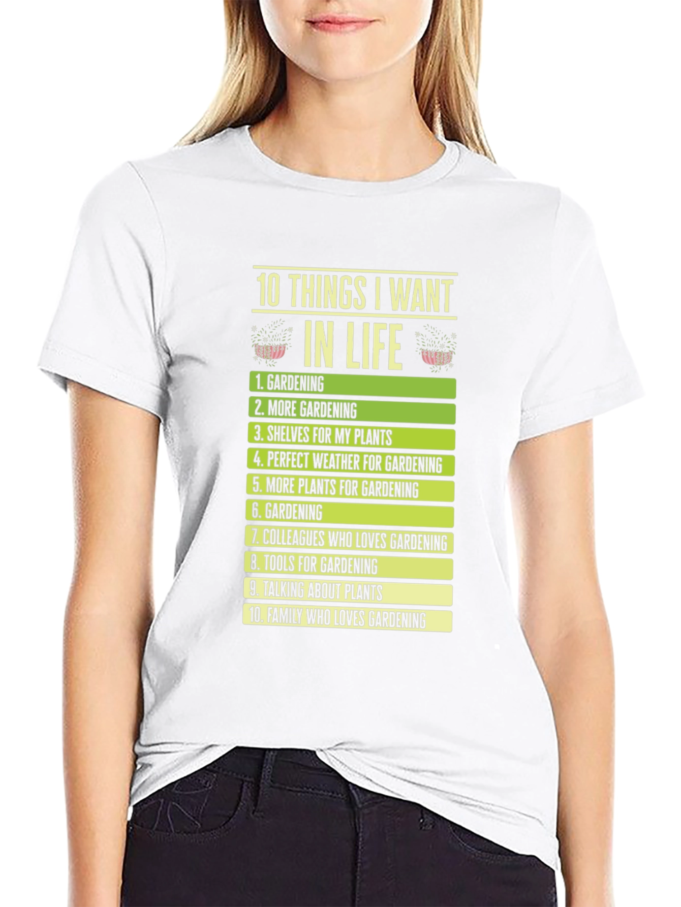 Gardening Lovers Wishlist T-Shirt