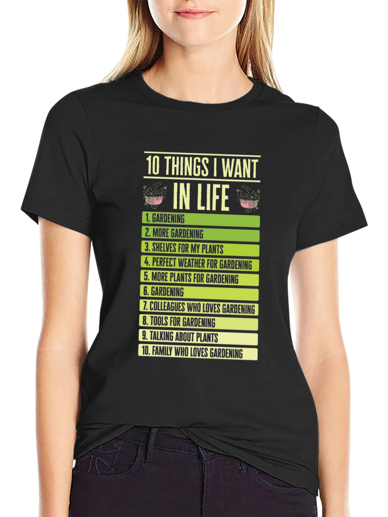 Gardening Lovers Wishlist T-Shirt