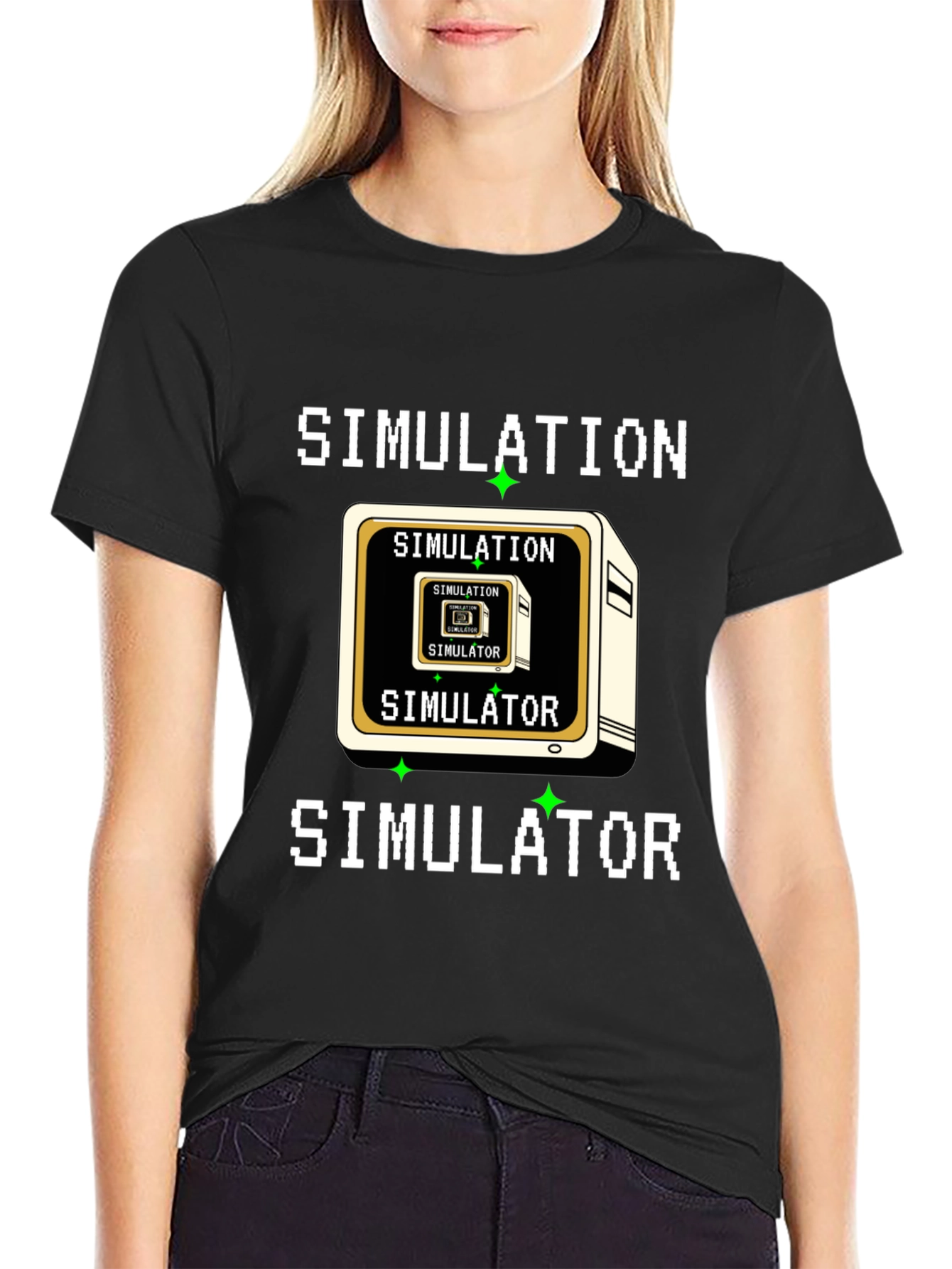 Simulation Simulator Retro Graphic Tee