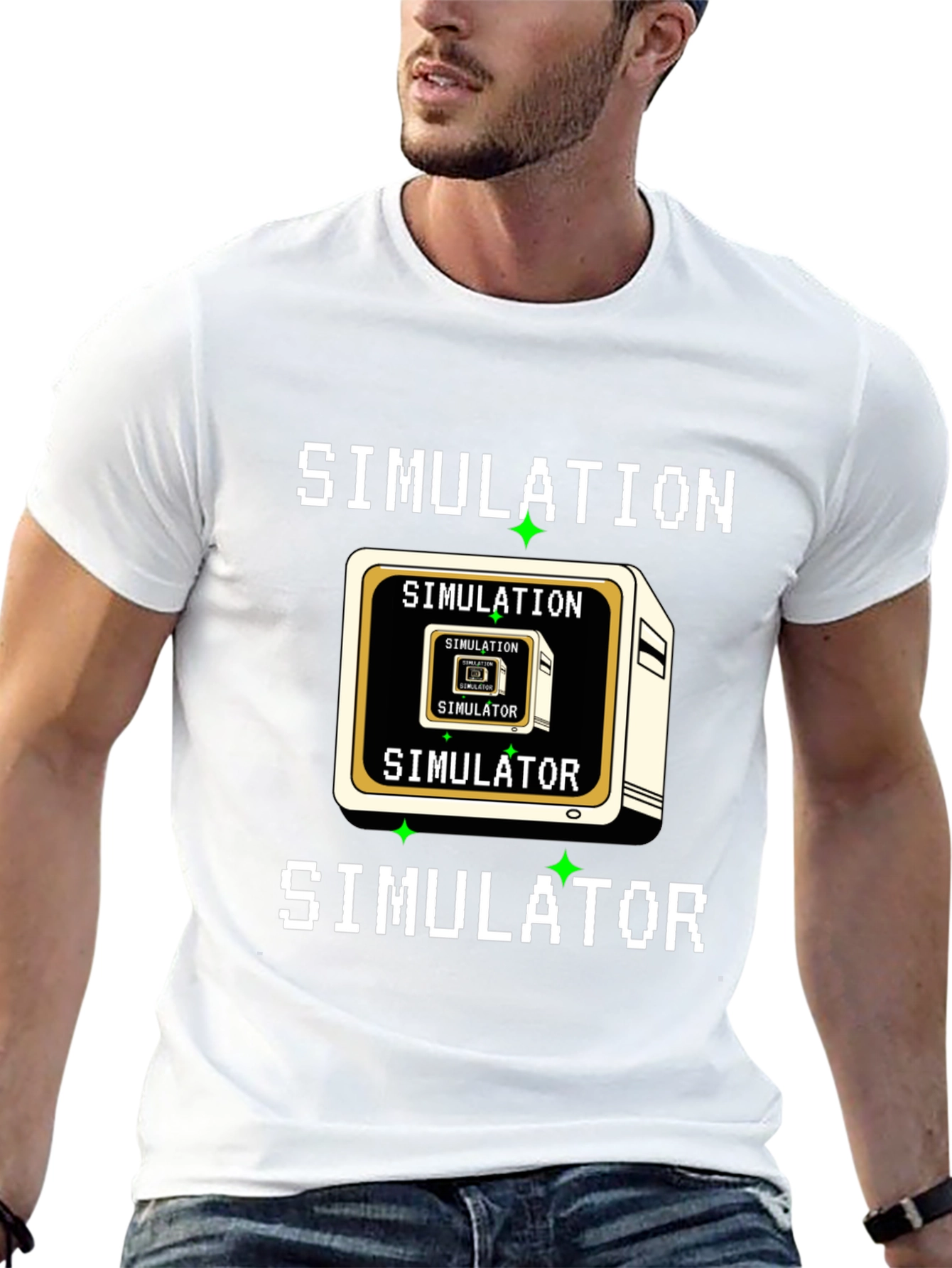 Simulation Simulator Retro Graphic Tee