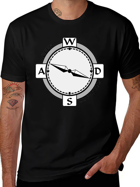 Geek Compass T-Shirt - Stylish Directional Apparel
