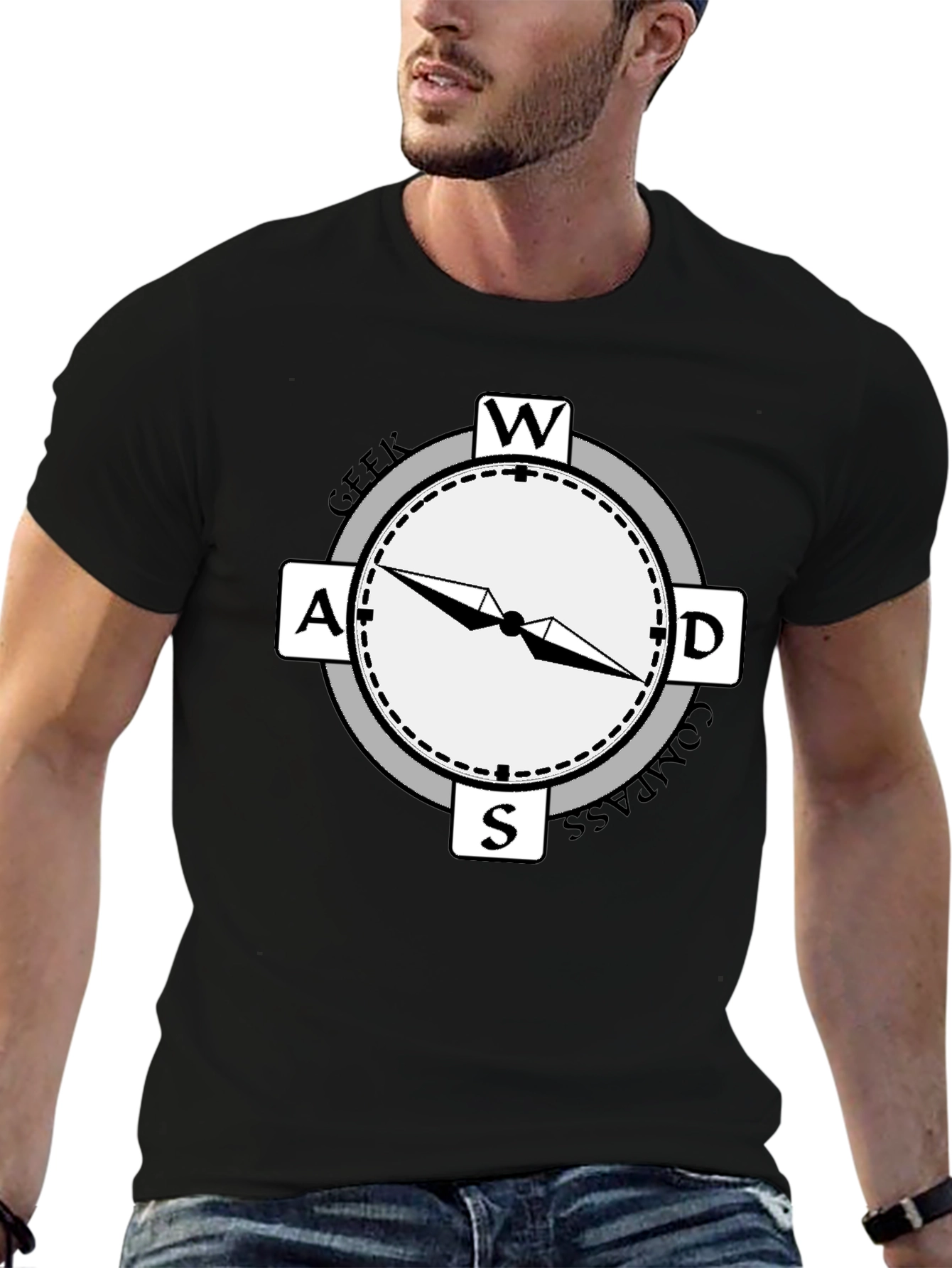 Geek Compass T-Shirt - Stylish Directional Apparel
