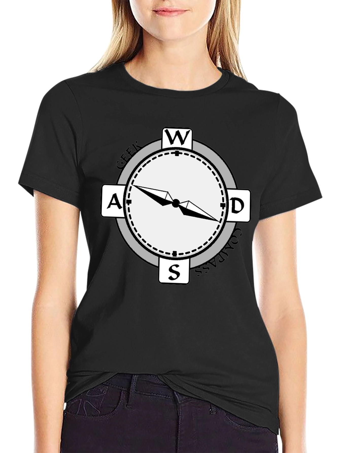 Geek Compass T-Shirt - Stylish Directional Apparel