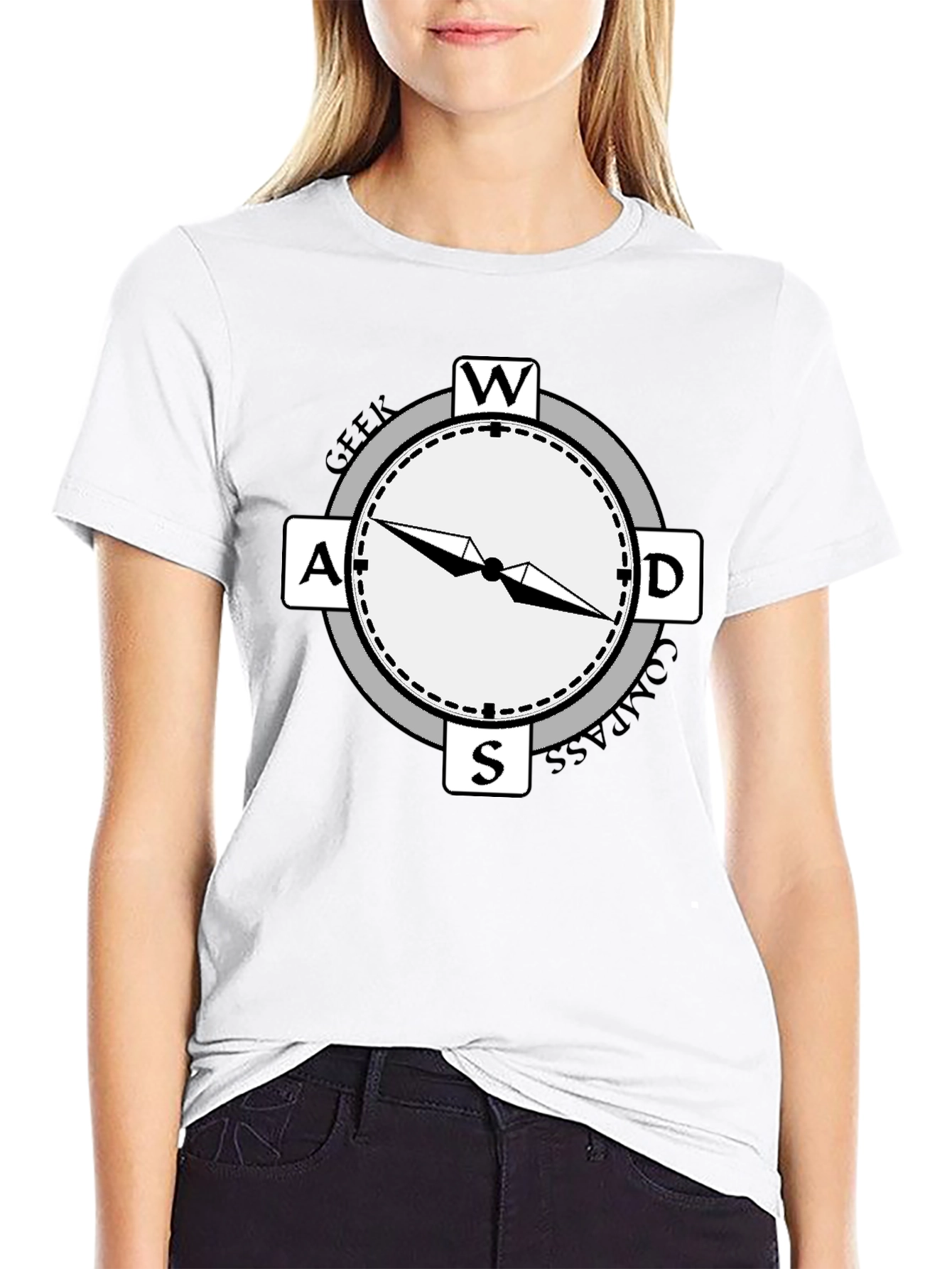 Geek Compass T-Shirt - Stylish Directional Apparel