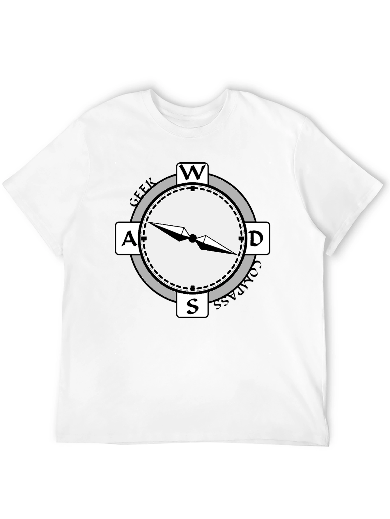 Geek Compass T-Shirt - Stylish Directional Apparel