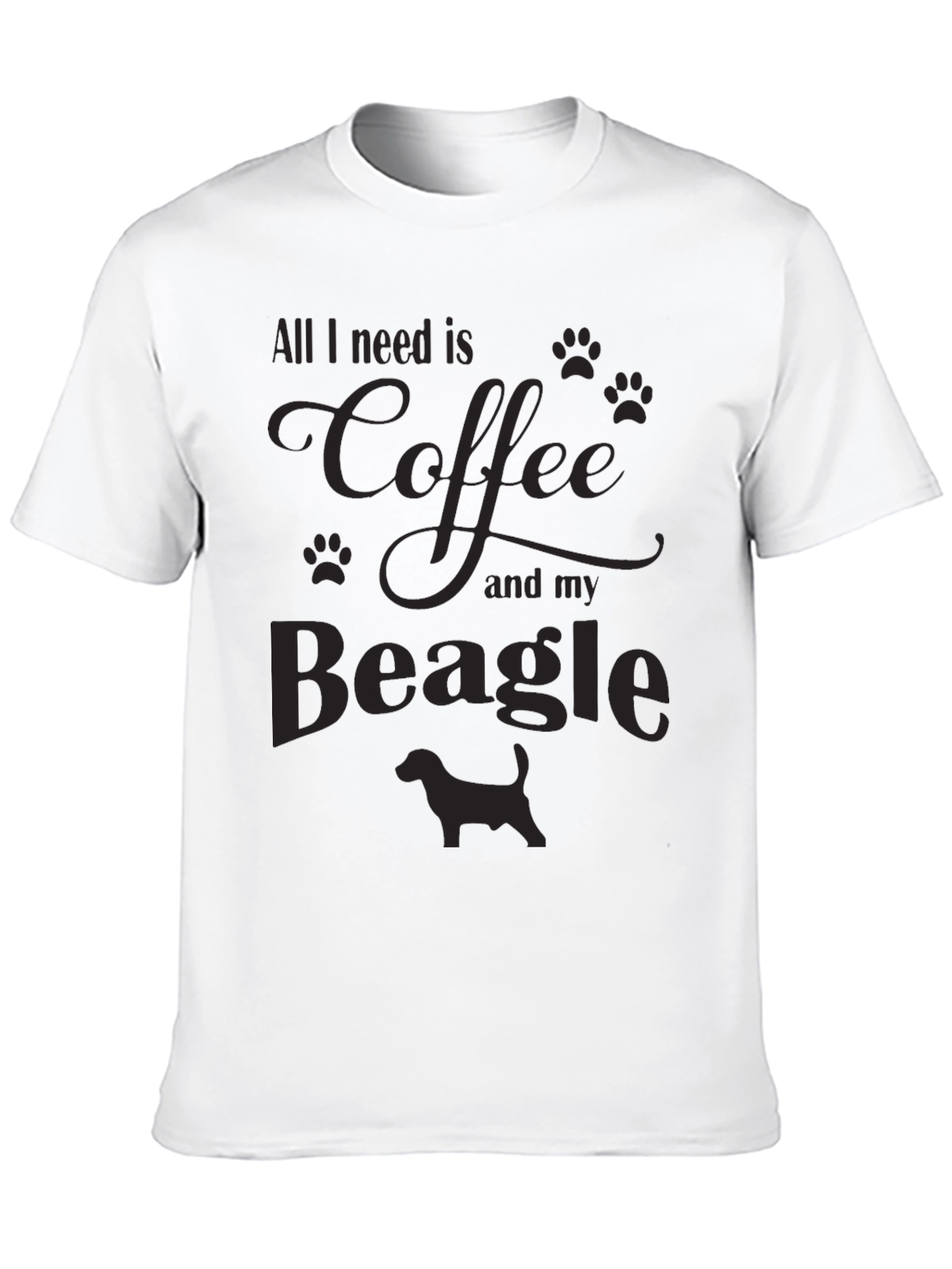 All I Need Is Coffee And My Beagle T-Shirt – Funny Dog Lover Gift Tee