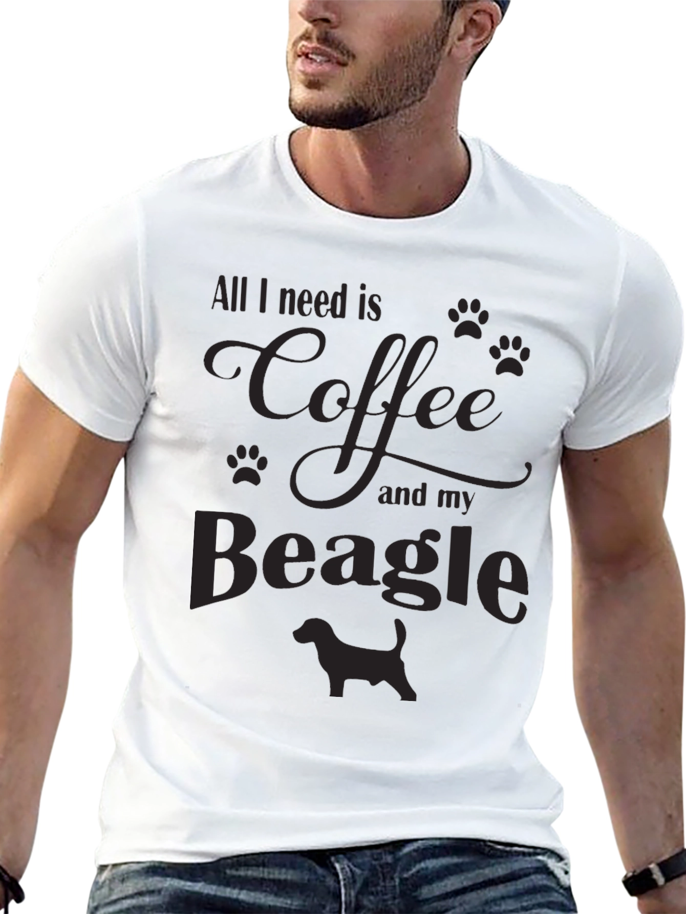 All I Need Is Coffee And My Beagle T-Shirt – Funny Dog Lover Gift Tee