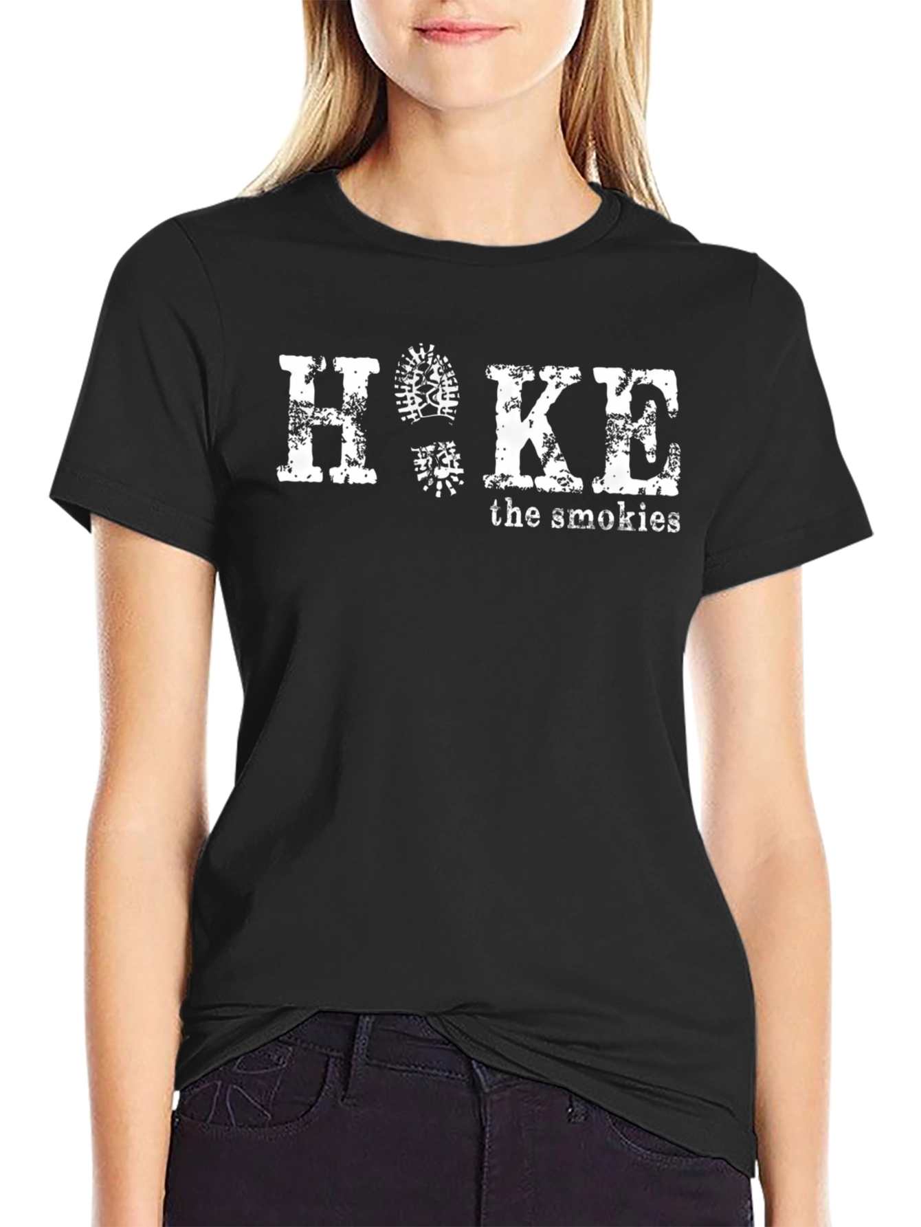 Hike The Smokies Black T-Shirt