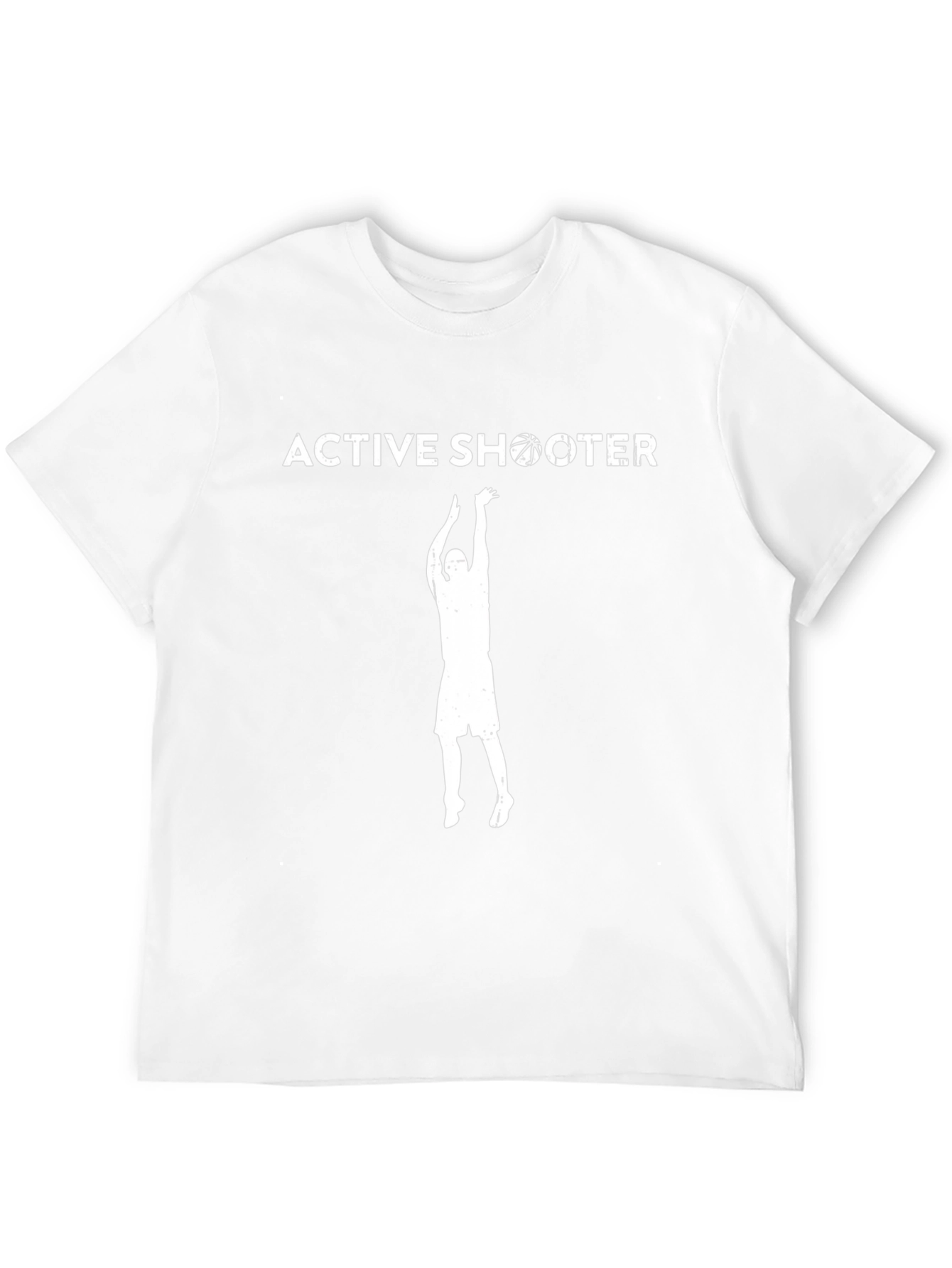 Active Shooter Graphic T-Shirt - Basketball Fan Apparel