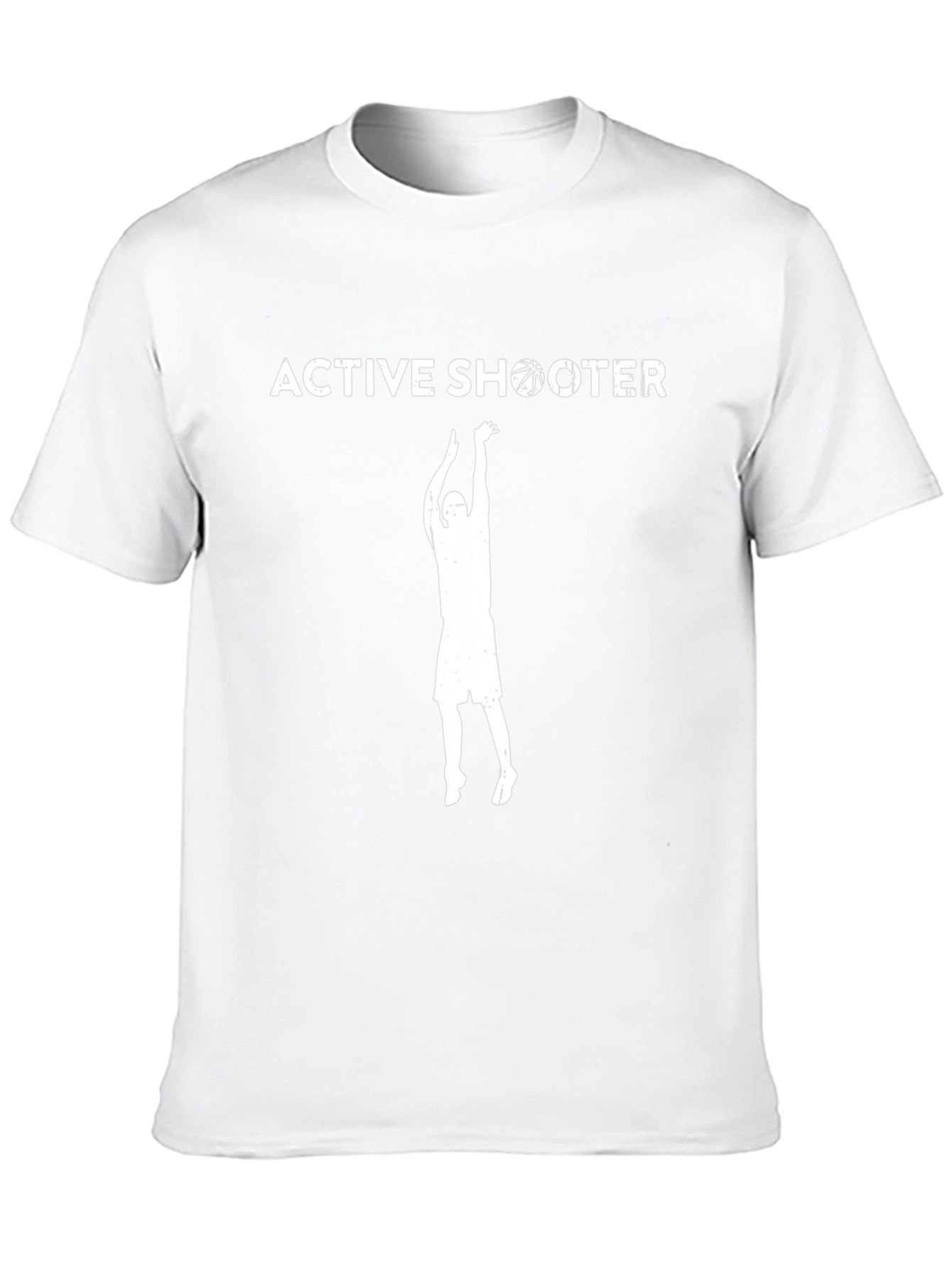 Active Shooter Graphic T-Shirt - Basketball Fan Apparel