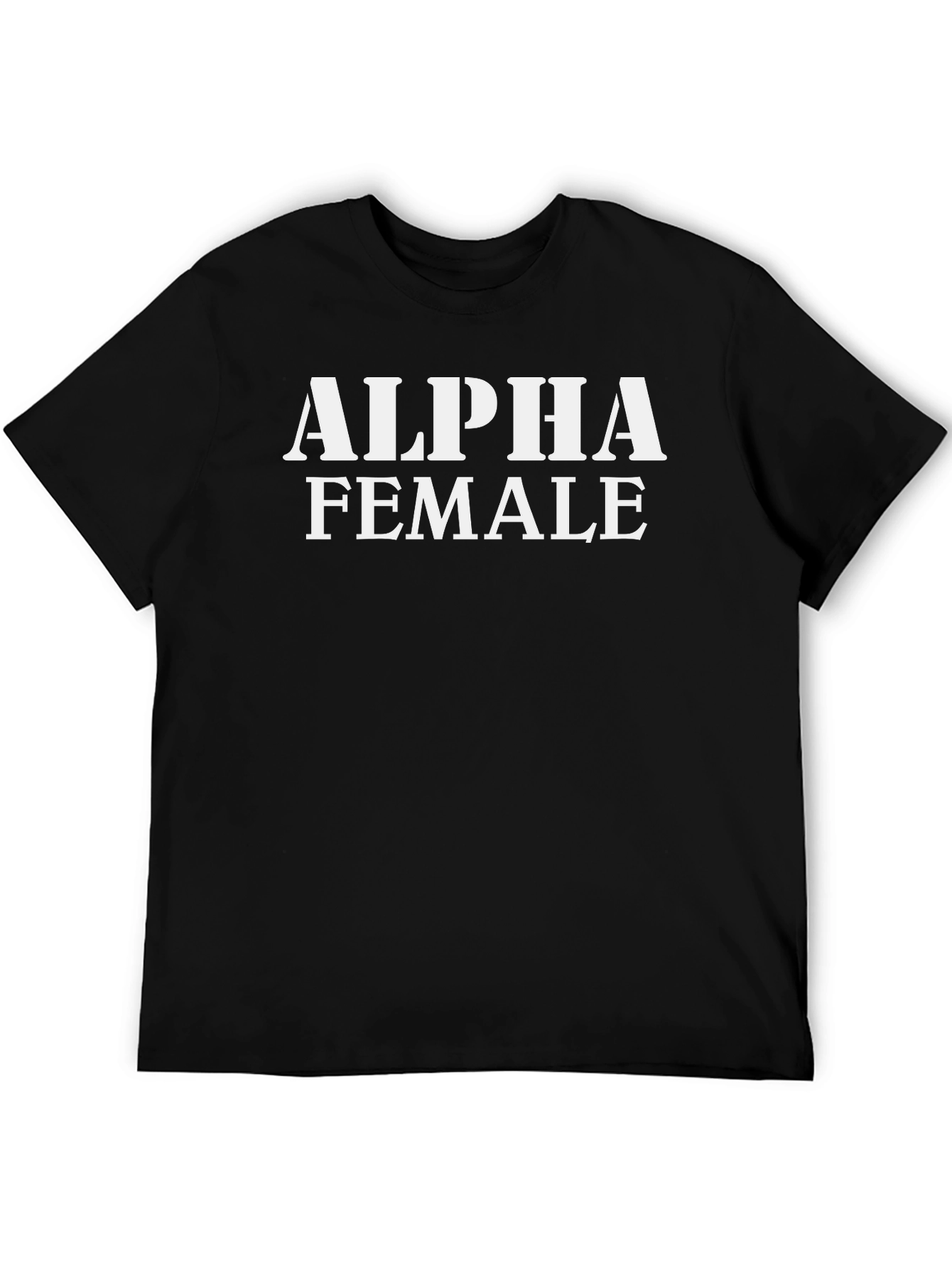 Alpha Female Graphic Tee - Black