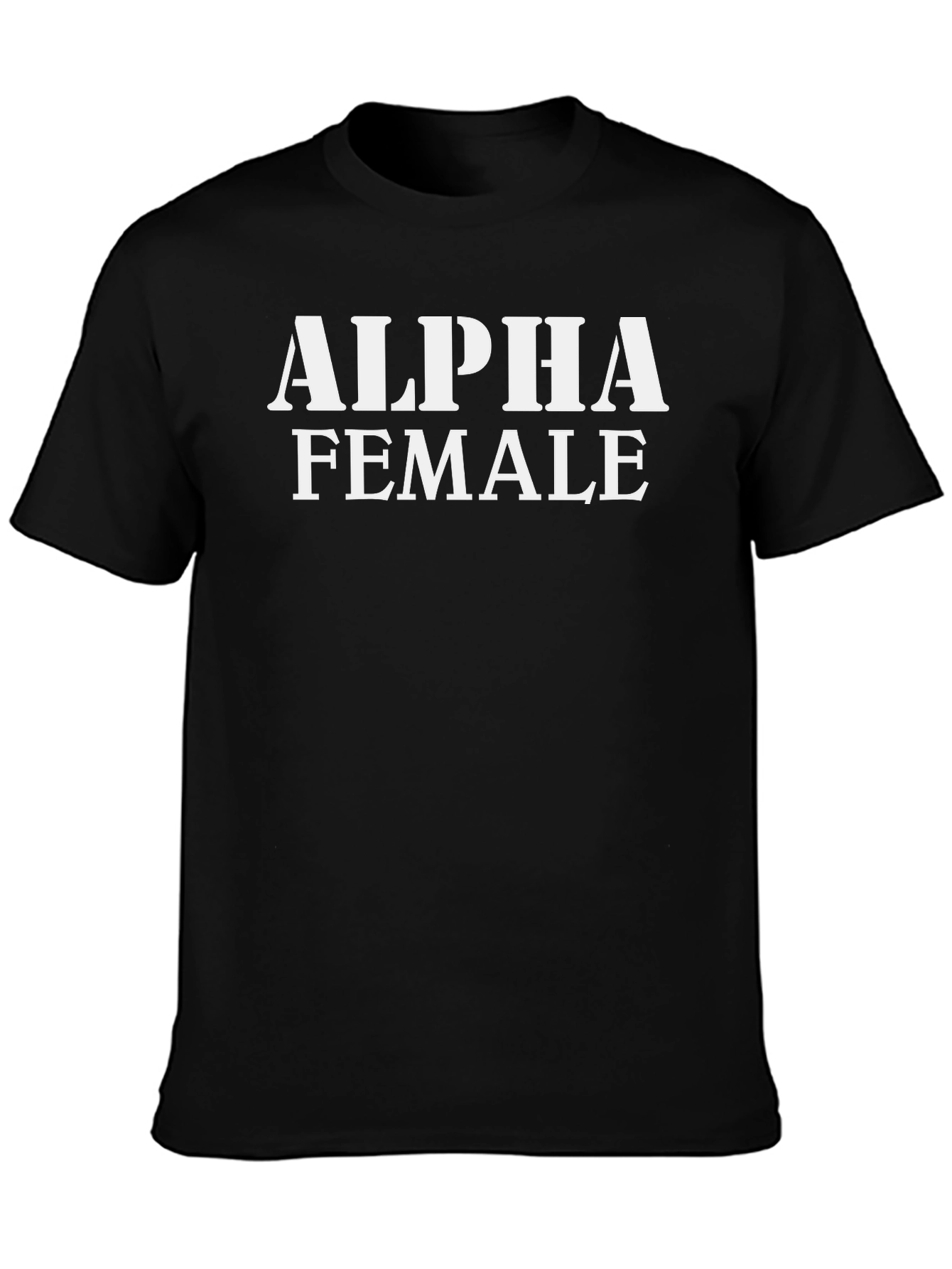 Alpha Female Graphic Tee - Black