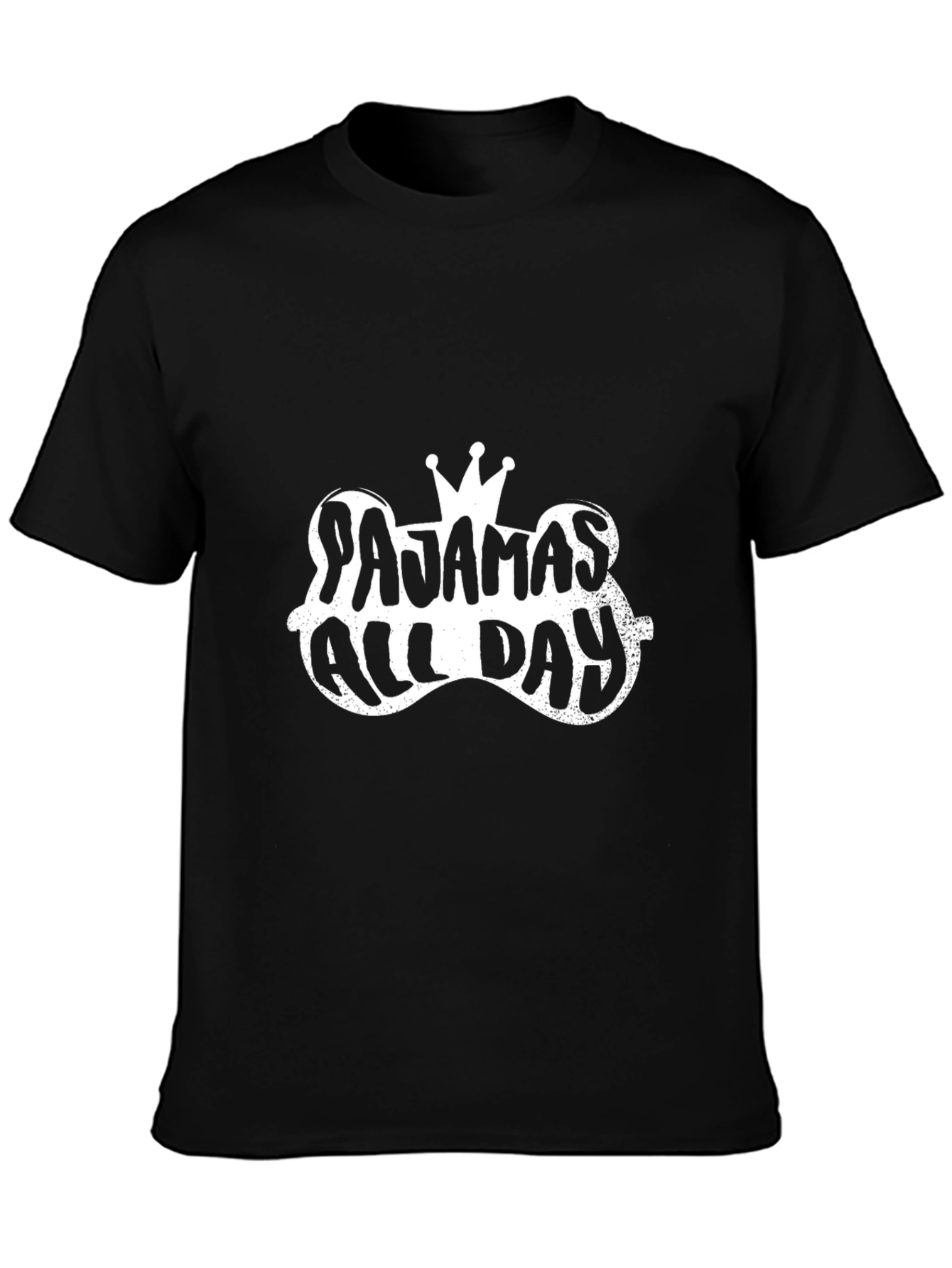 Pajamas All Day Graphic Tee - Black
