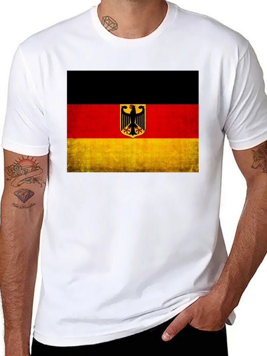 German Flag Graphic Tee - Black T-Shirt