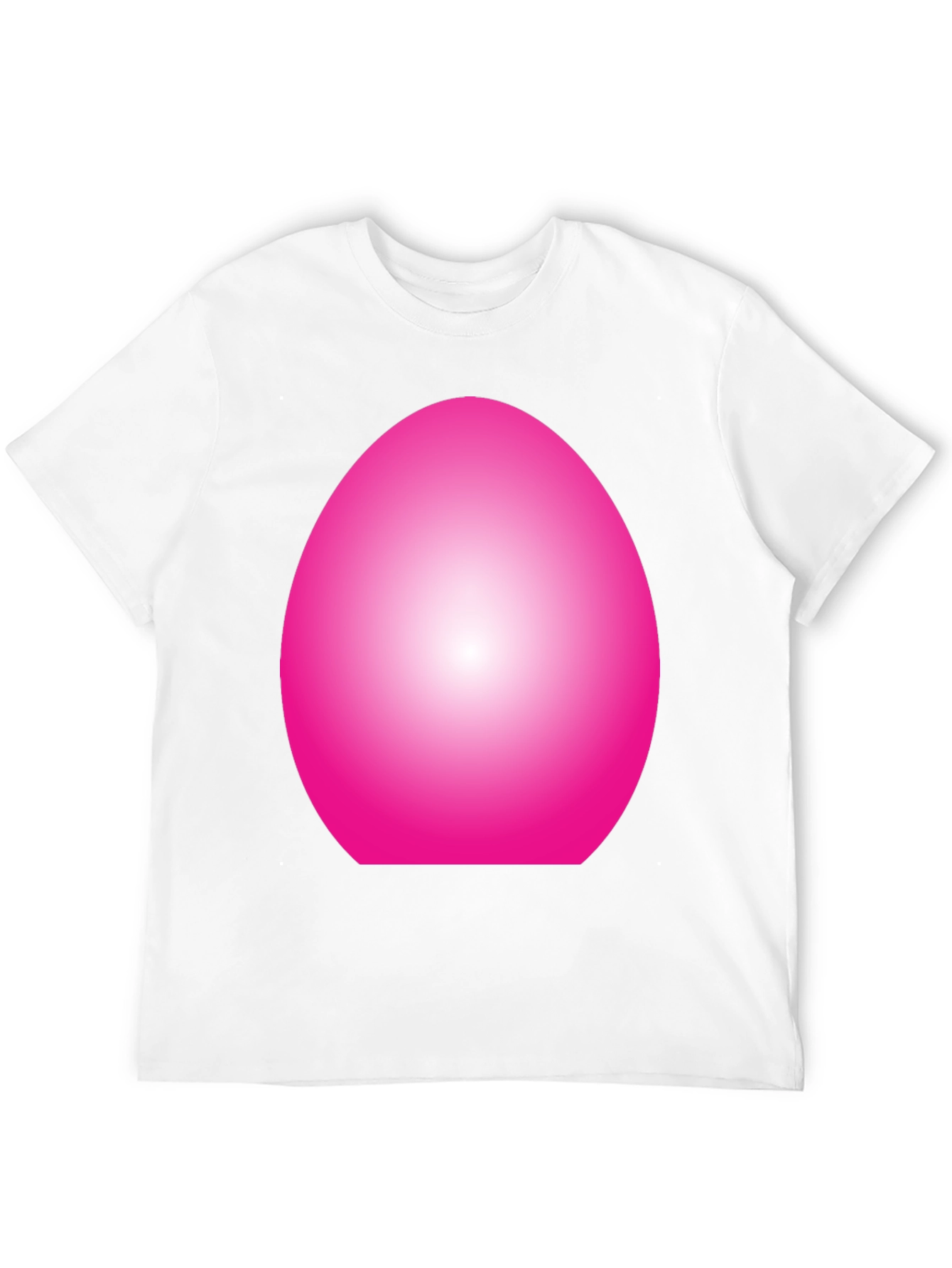 Abstract Pink Oval Graphic T-Shirt