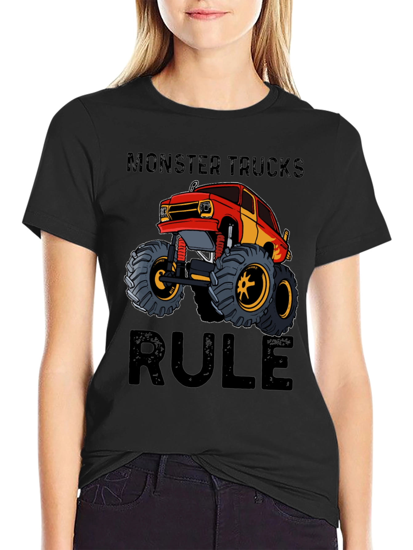 Monster Trucks Rule Graphic Tee
