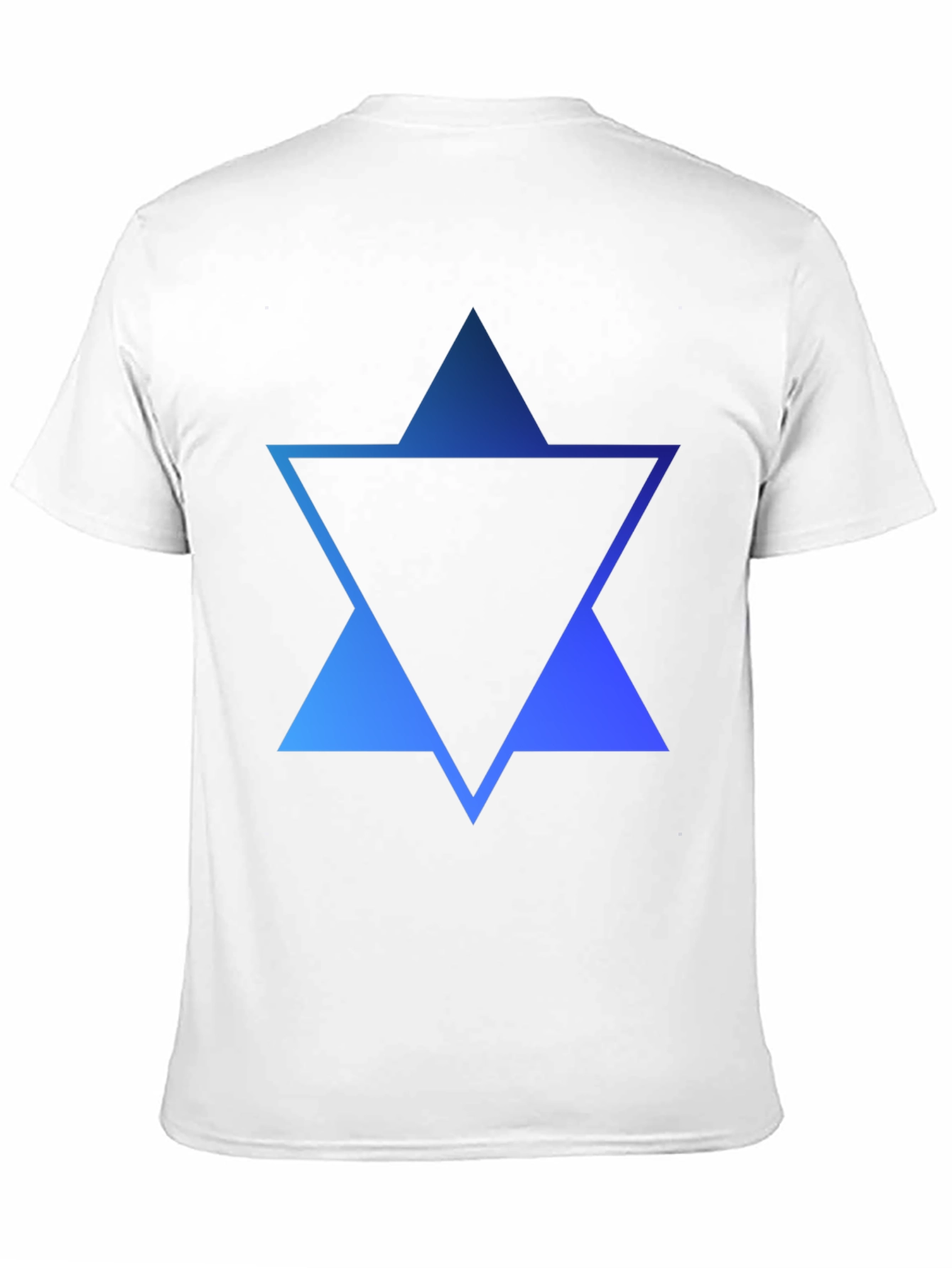 Geometric Star Graphic Tee - Modern Black T-Shirt