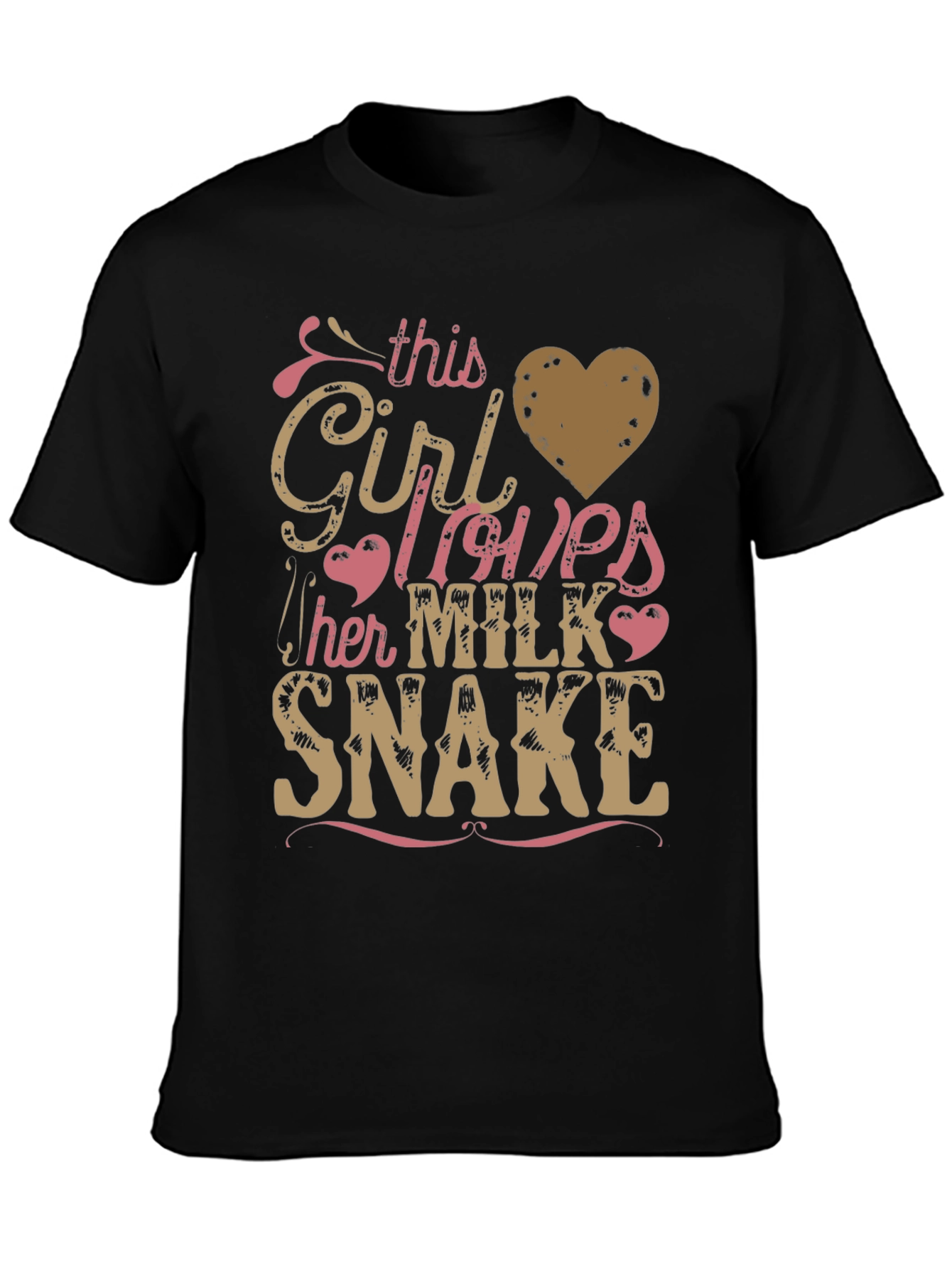 Girl Loves Milk Snake T-Shirt