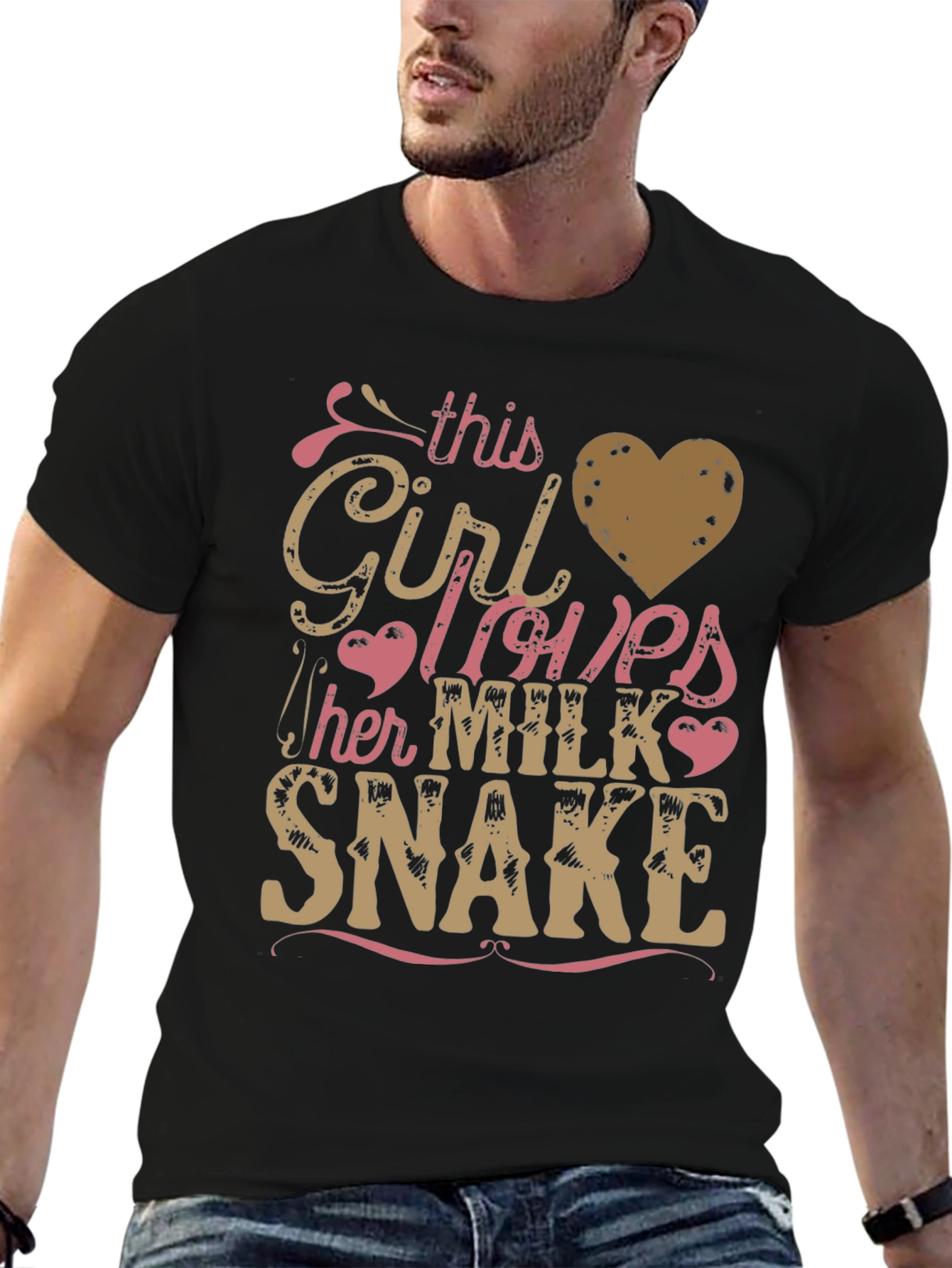 Girl Loves Milk Snake T-Shirt