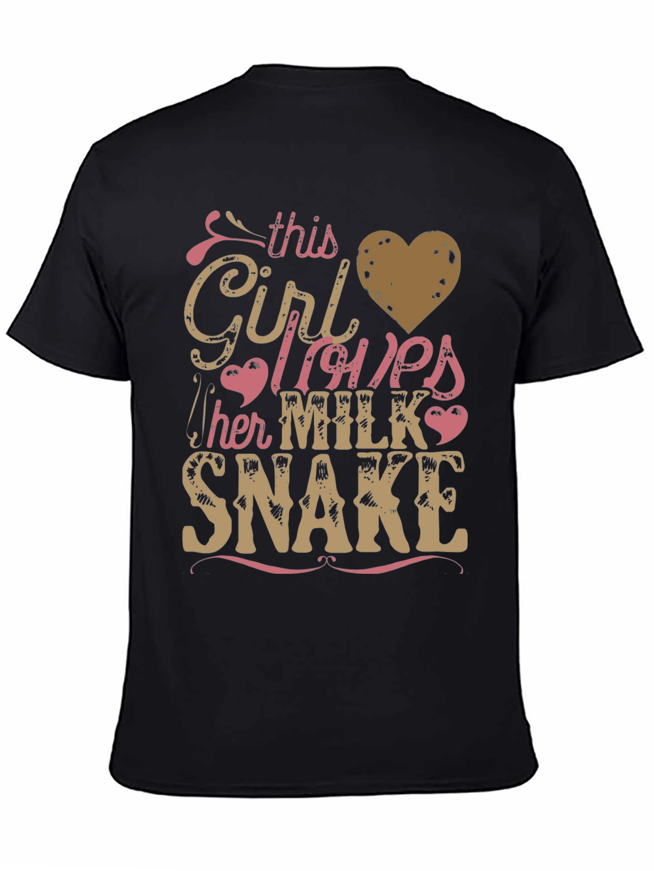 Girl Loves Milk Snake T-Shirt