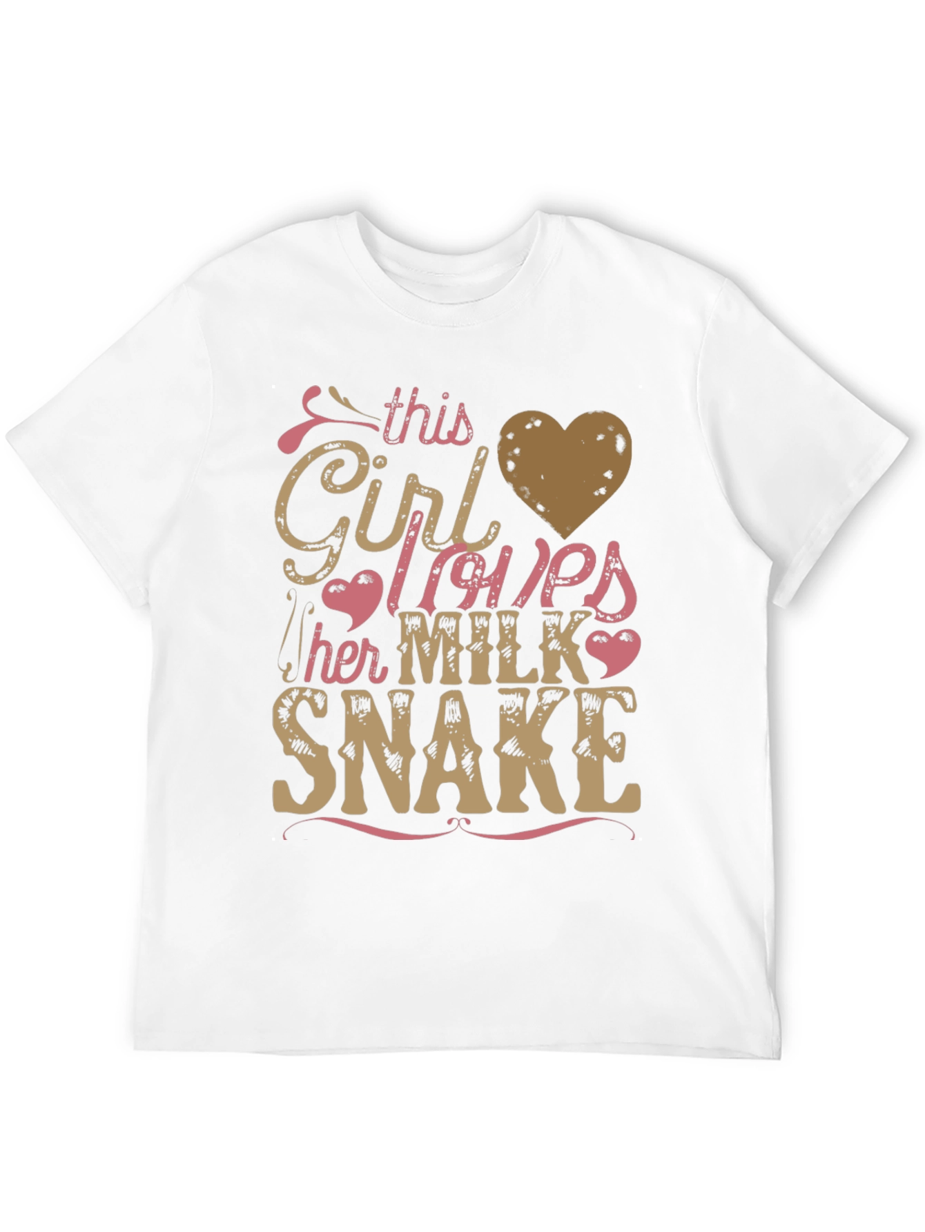 Girl Loves Milk Snake T-Shirt