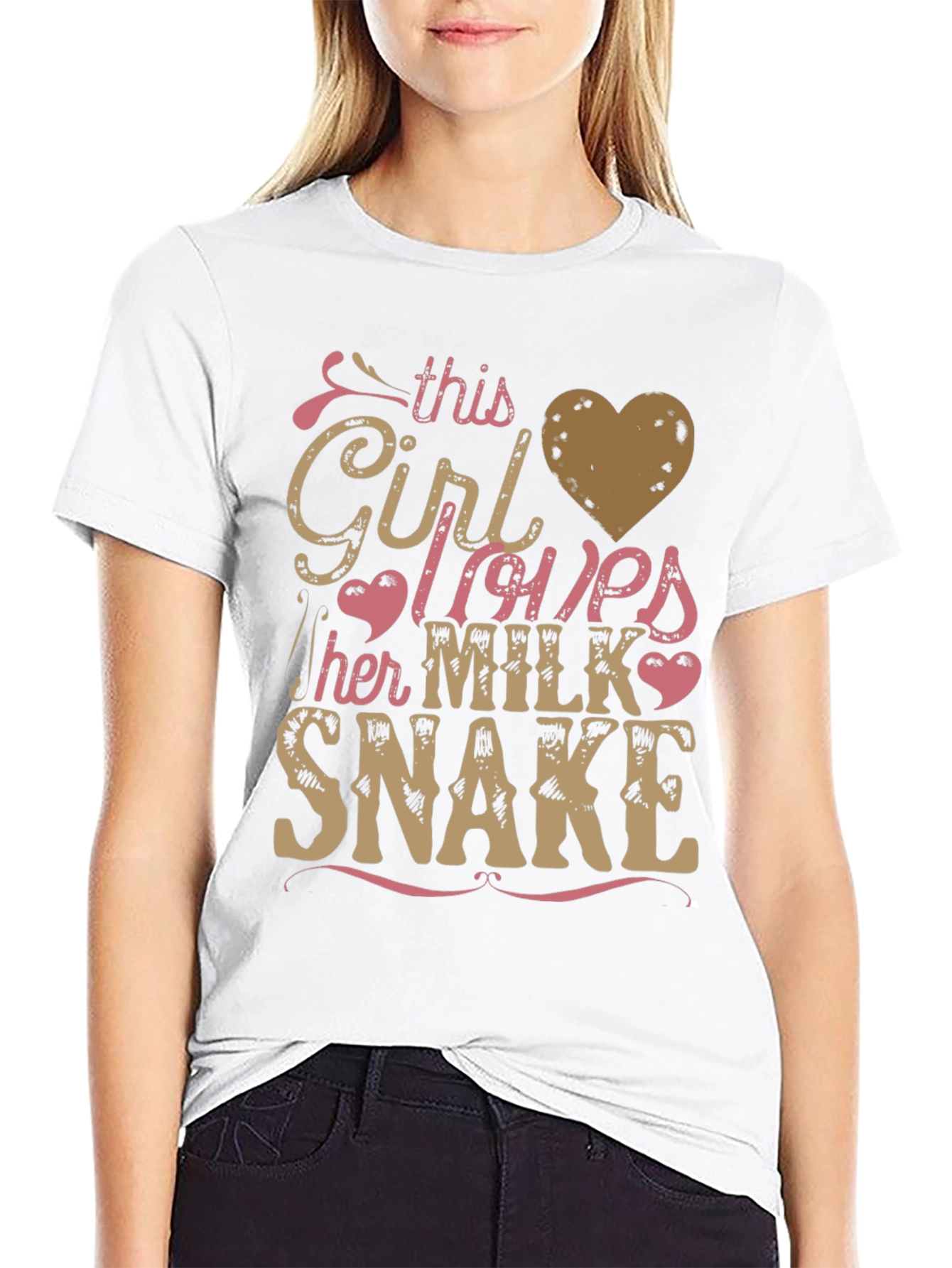 Girl Loves Milk Snake T-Shirt