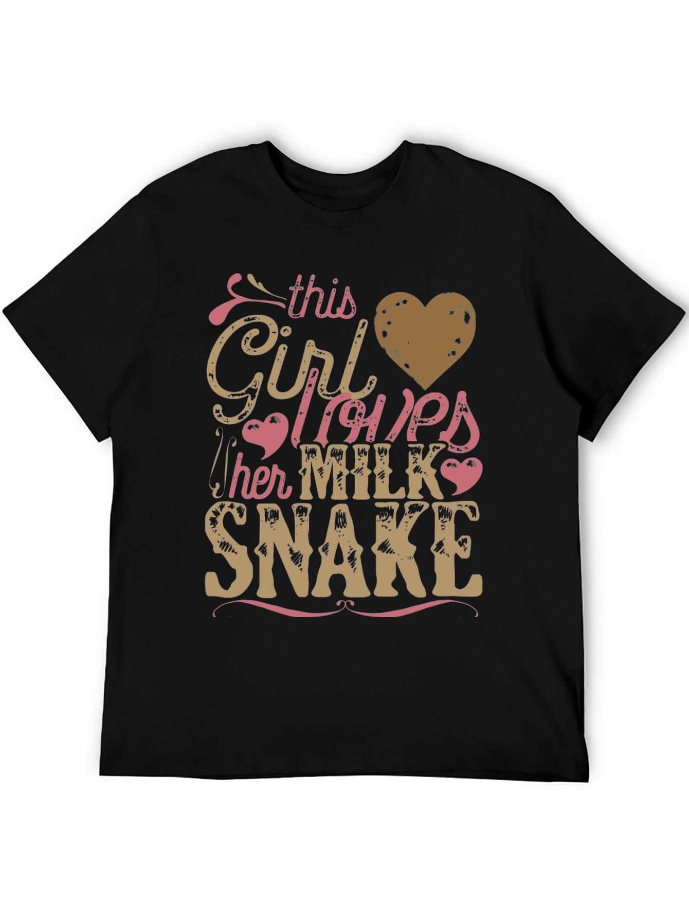 Girl Loves Milk Snake T-Shirt