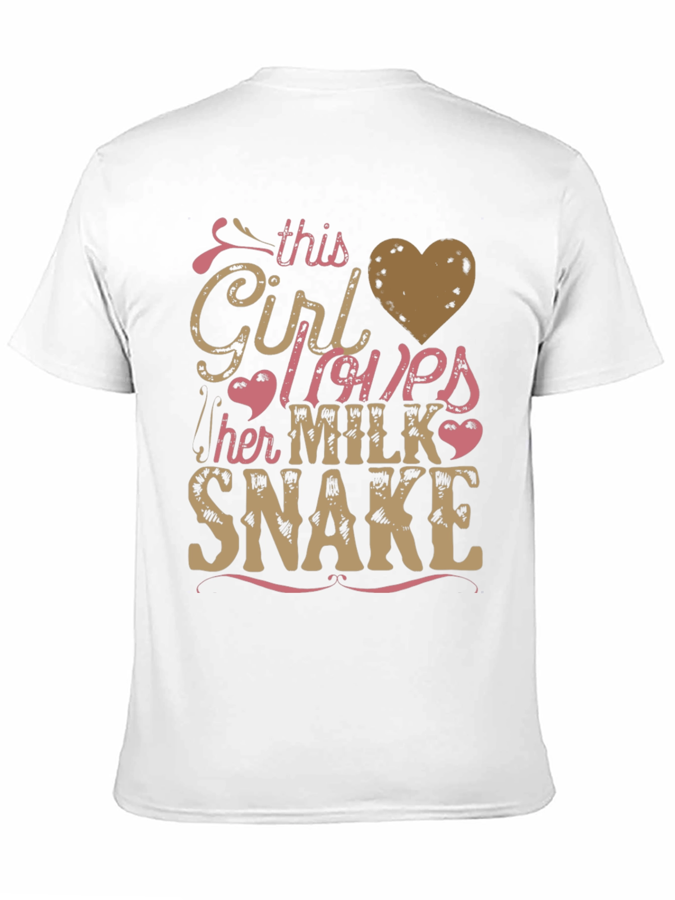 Girl Loves Milk Snake T-Shirt