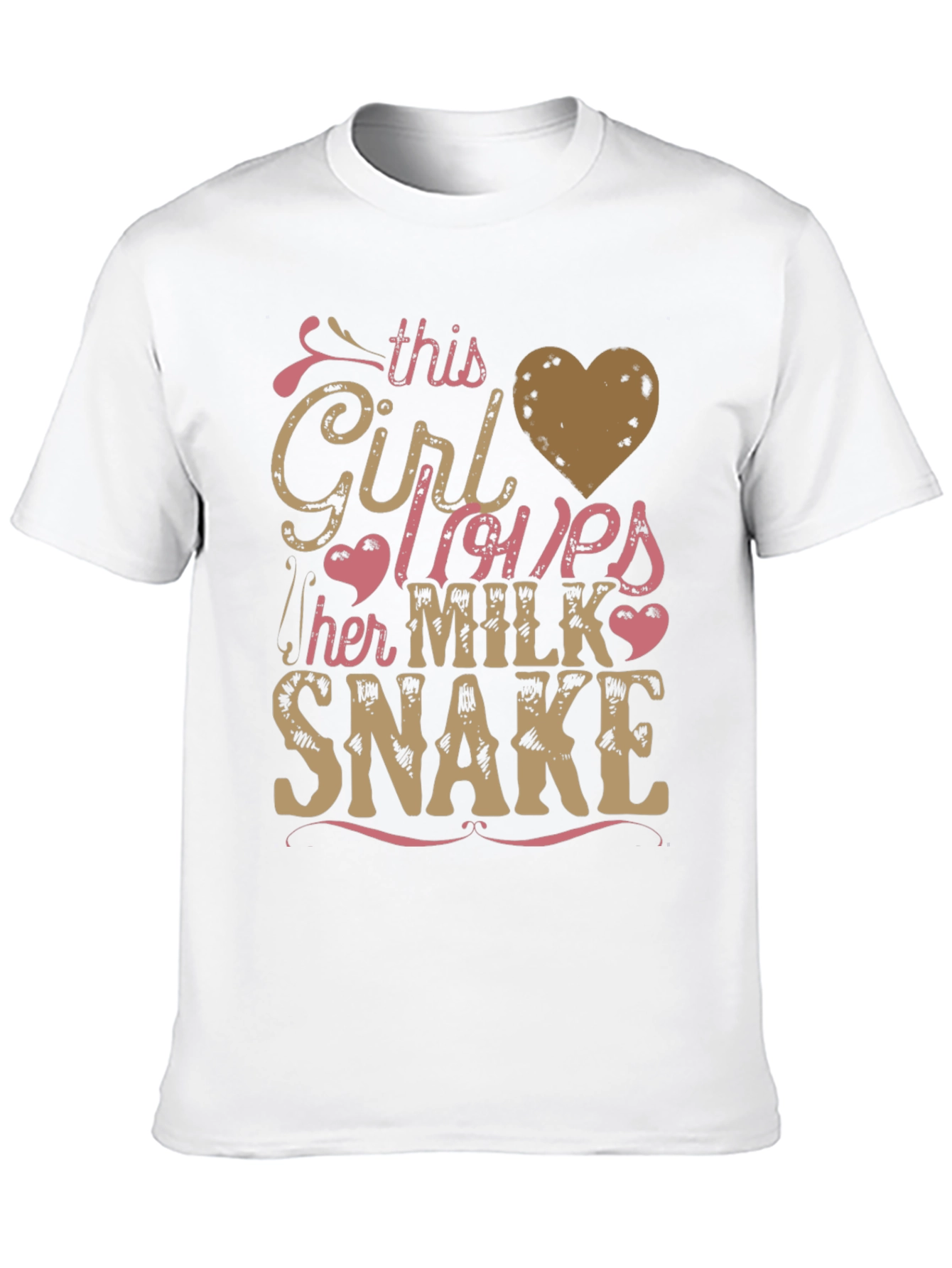 Girl Loves Milk Snake T-Shirt