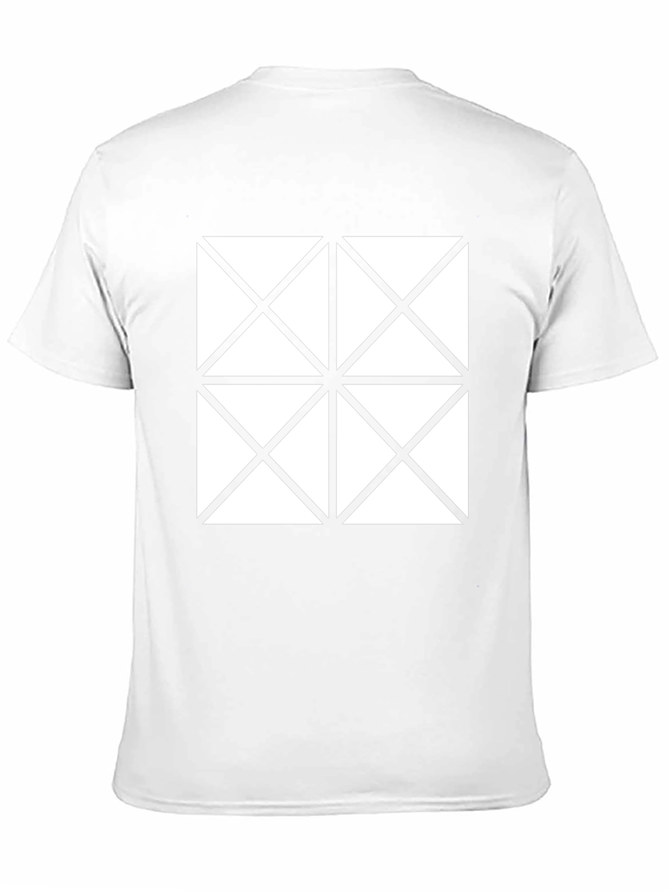 Geometric Pattern Tee - Stylish Minimalist Design
