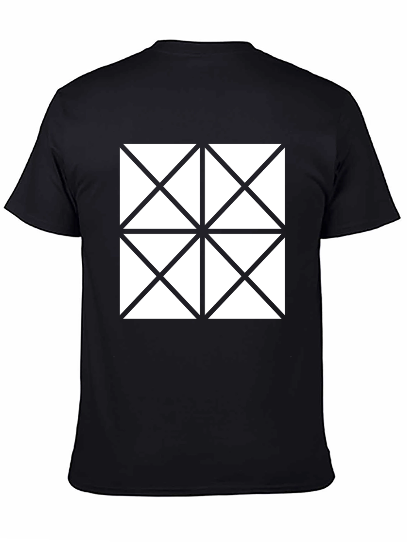 Geometric Pattern Tee - Stylish Minimalist Design
